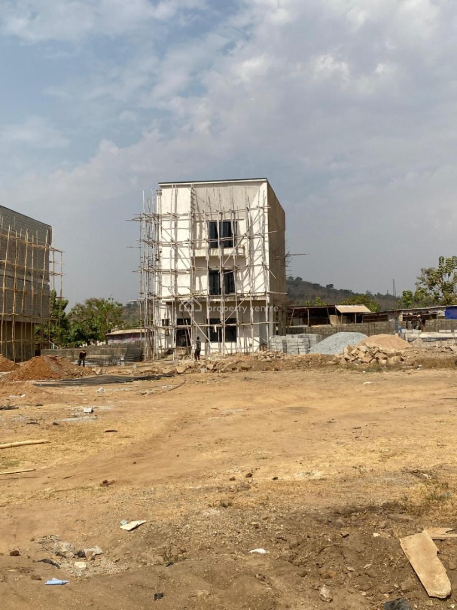 Luxury 3 Bedroom Semi-finished Duplex with Rofo, Sabon Lugbe, Lugbe District, Abuja, Semi-detached Duplex for Sale