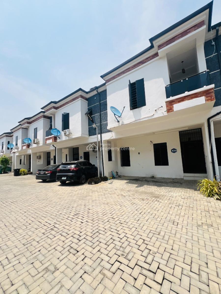 4 Bedrooms Terraced Duplex in a Beautiful Estate with 24hrs Light, Harris Drive Vgc, Behind North West Fuel Station, Vgc, Lekki, Lagos, Terraced Duplex for Rent