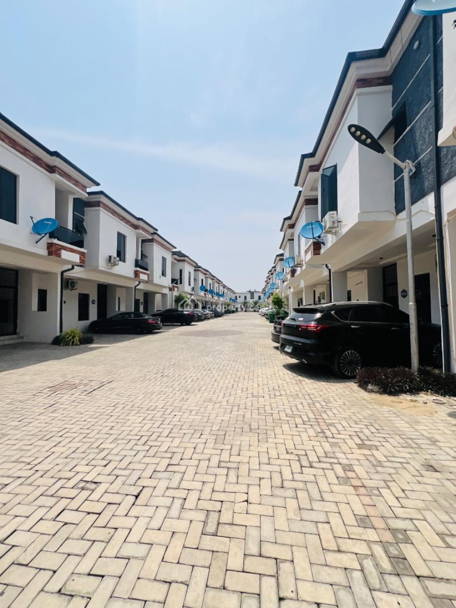 4 Bedrooms Terraced Duplex in a Beautiful Estate with 24hrs Light, Harris Drive Vgc, Behind North West Fuel Station, Vgc, Lekki, Lagos, Terraced Duplex for Rent