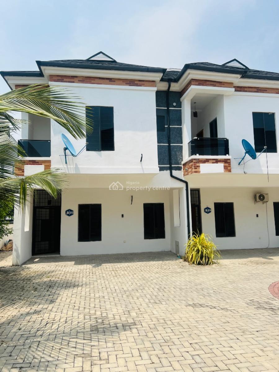 4 Bedroom Terrace Duplex in with Constant Electricityand Gym, Harris Drive, Vgc, Lekki, Lagos, Terraced Duplex for Rent