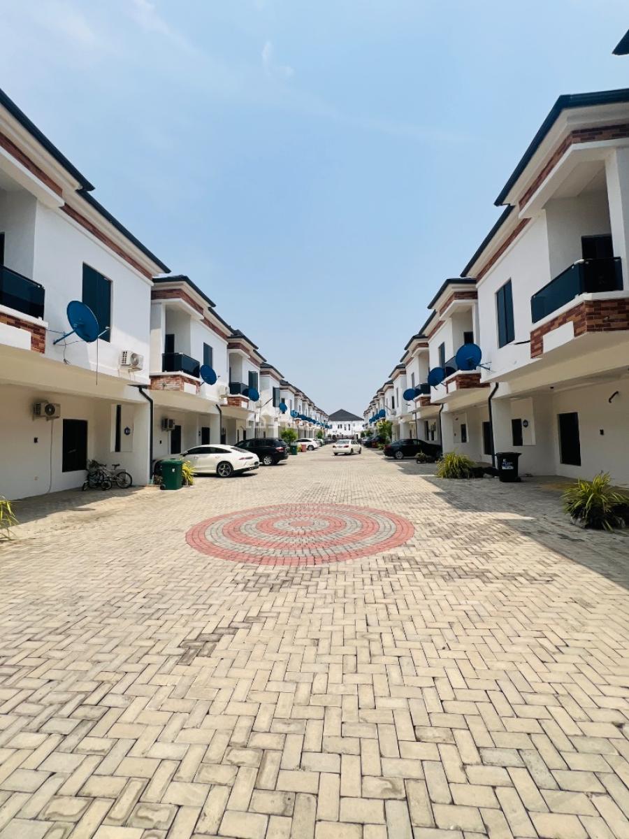 4 Bedroom Terrace Duplex in with Constant Electricityand Gym, Harris Drive, Vgc, Lekki, Lagos, Terraced Duplex for Rent
