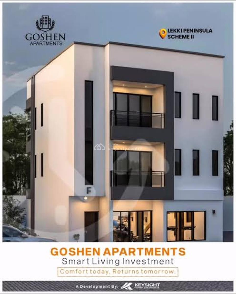 Luxury 2 Bedroom Apartment with C of O, Goshen Apartments, Lekki Peninsula Scheme 2, Lekki Phase 2, Lekki, Lagos, Block of Flats for Sale