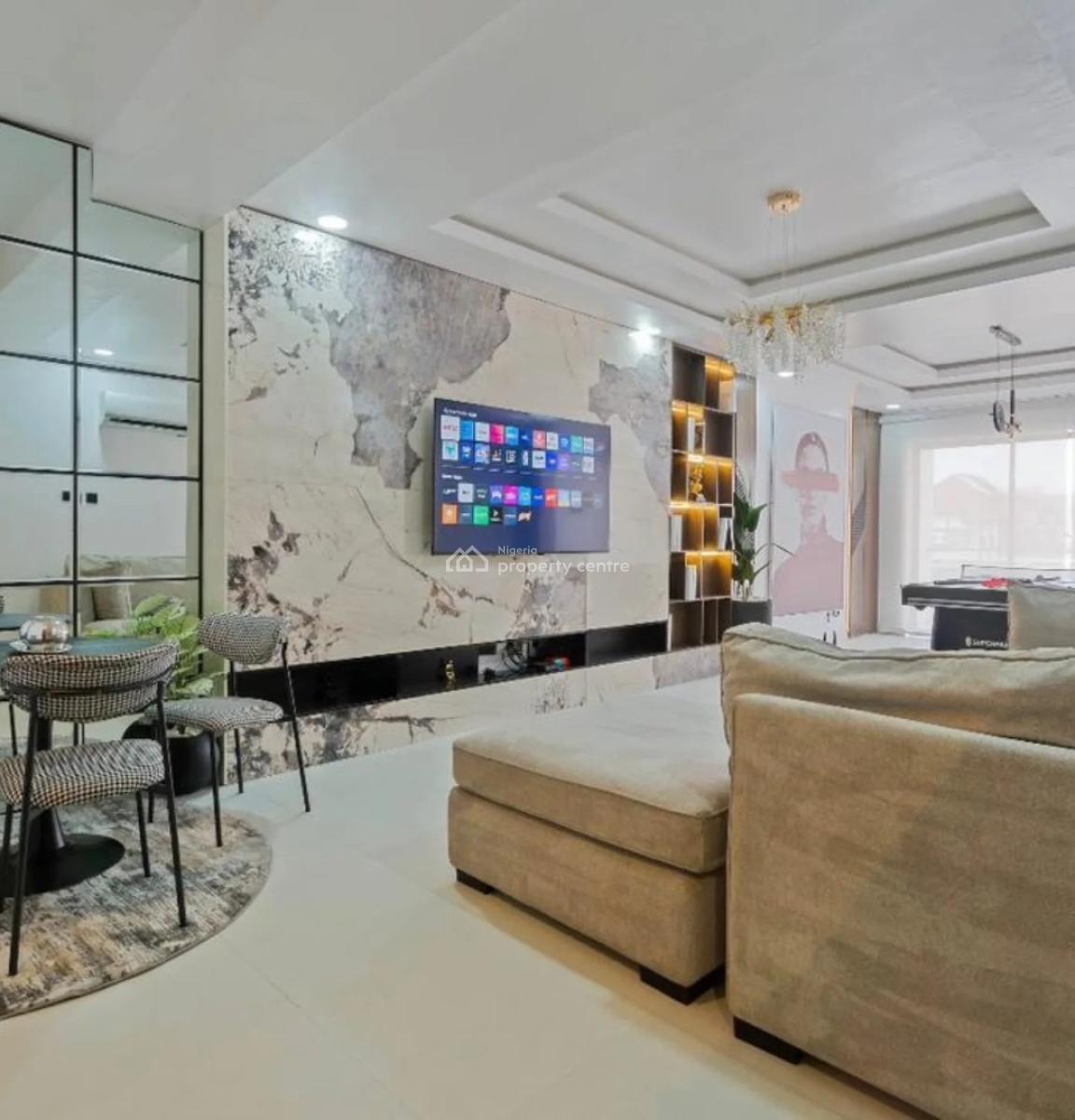 Fully Serviced 2 Bedroom Apartment with Pool, Ikate, Lekki, Lagos, Flat / Apartment for Rent