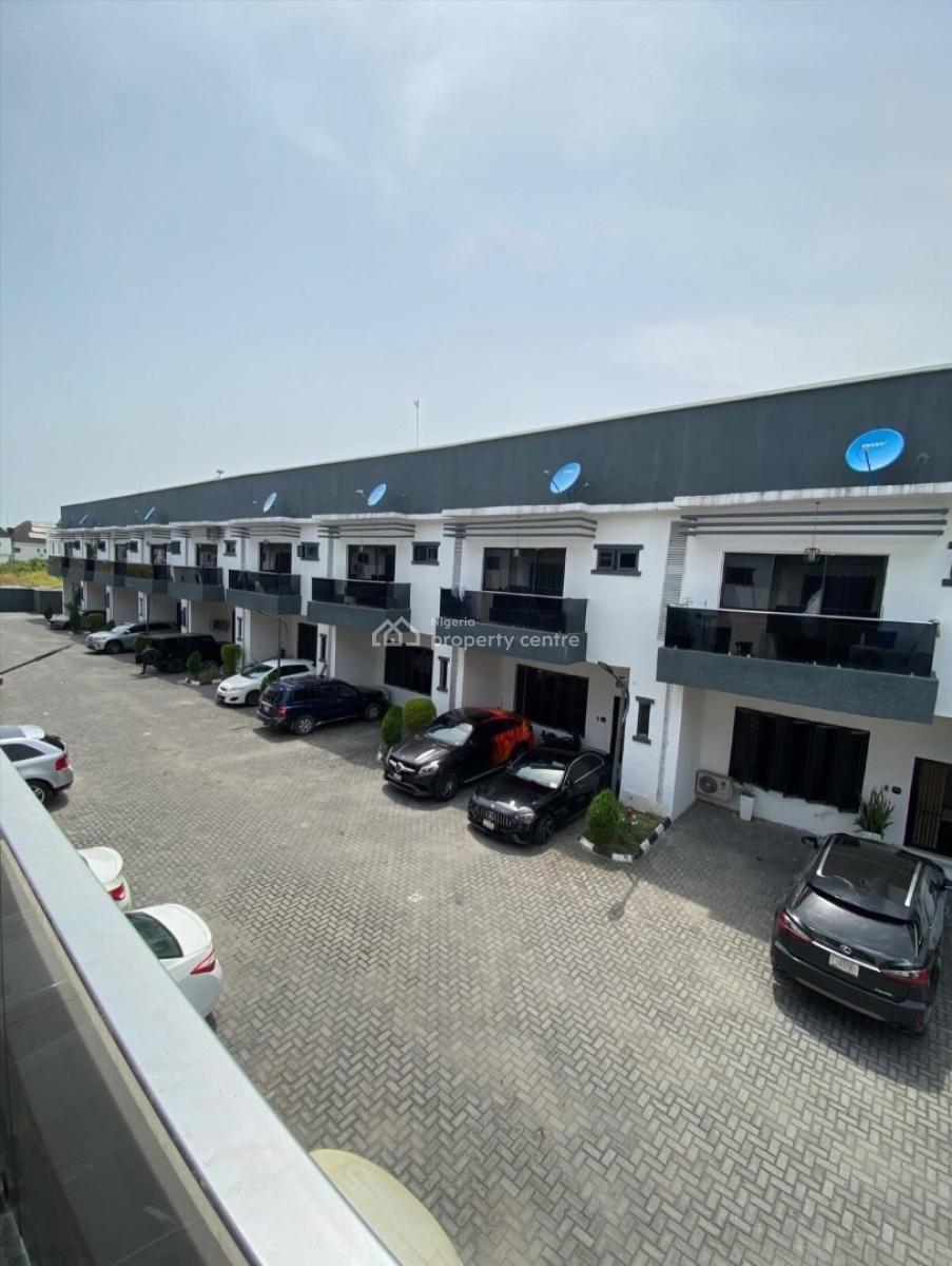 Serviced 4 Bedroom Terrace, Osapa, Lekki, Lagos, Terraced Duplex for Rent