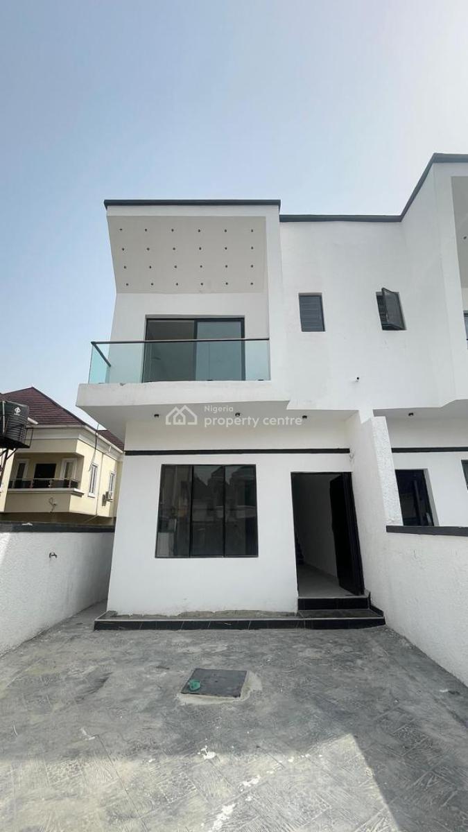 Luxuriously Built 4 Bedrooms Semi Detached Duplex with Bq, Chevronn, Lekki, Lagos, Semi-detached Duplex for Sale