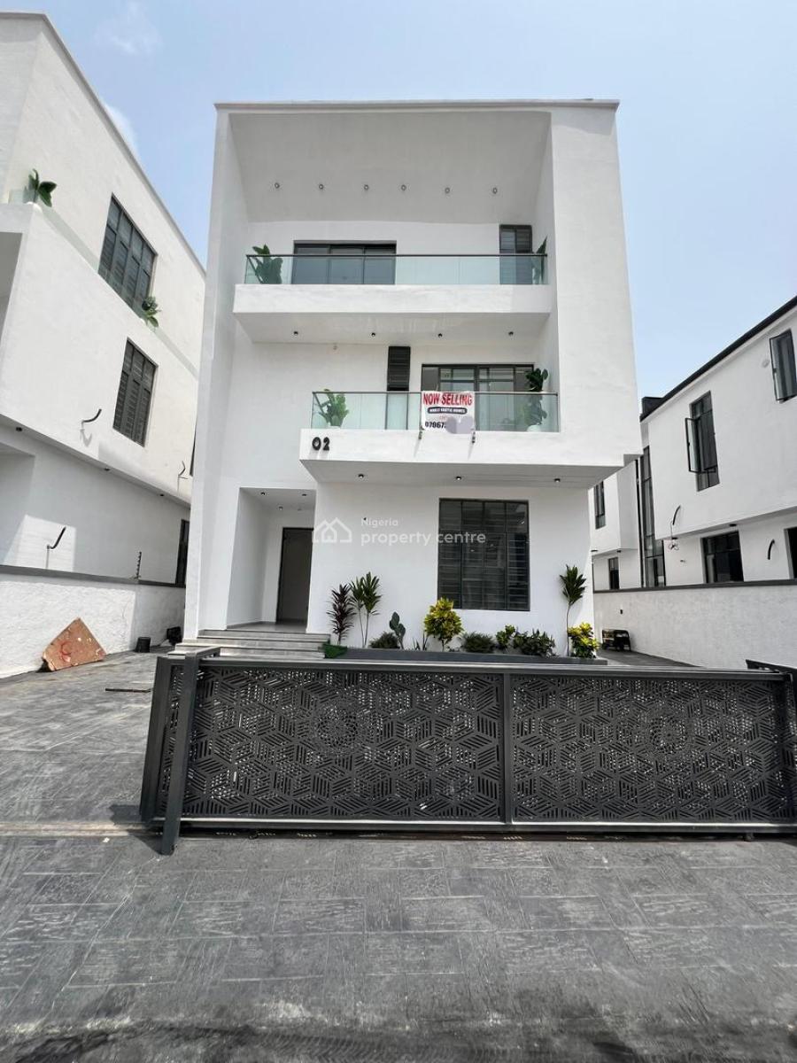 Luxury 6 Bedroom Duplex with Bq, Pool & Rooftop Terrace, Chevron, Lekki, Lagos, Detached Duplex for Sale