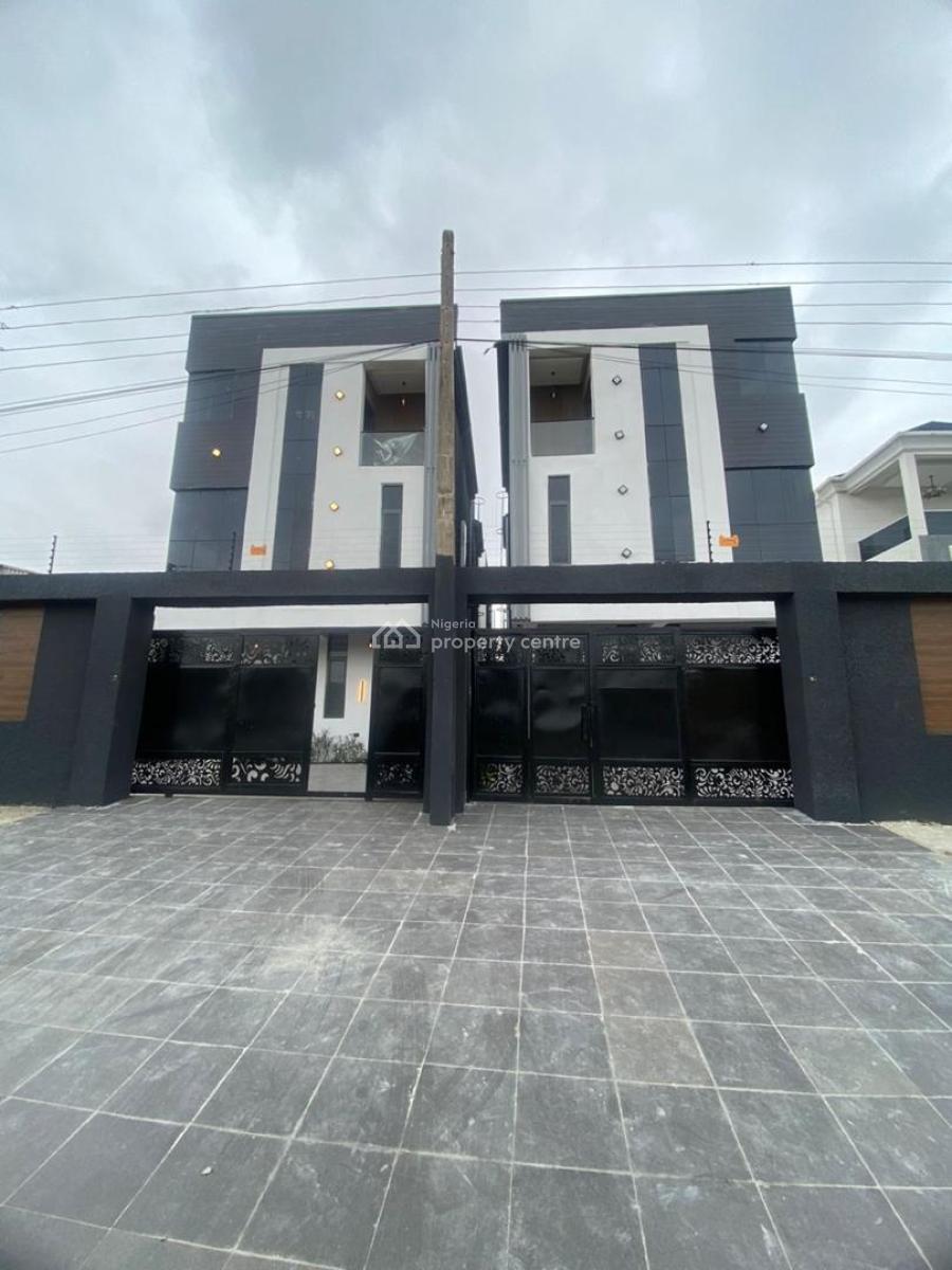 Luxury Built 5 Bedrooms Fully Detached Duplex, Chevron, Lekki, Lagos, House for Sale