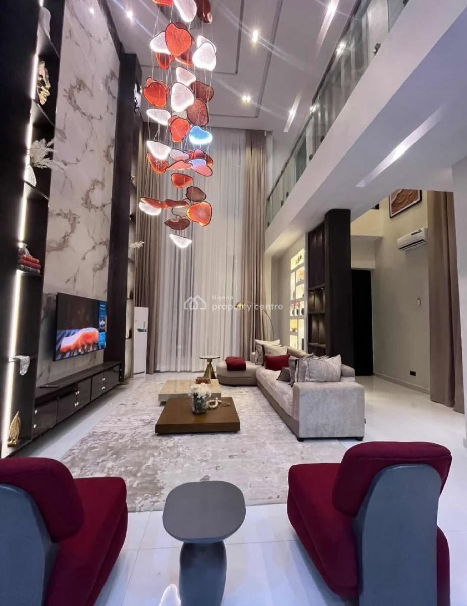 Fully Furnished 5 Bedroom Detached Duplex with Pool, Bq, Gym & Cinema, Megamound Estate, Ikota, Lekki, Lagos, Detached Duplex for Rent