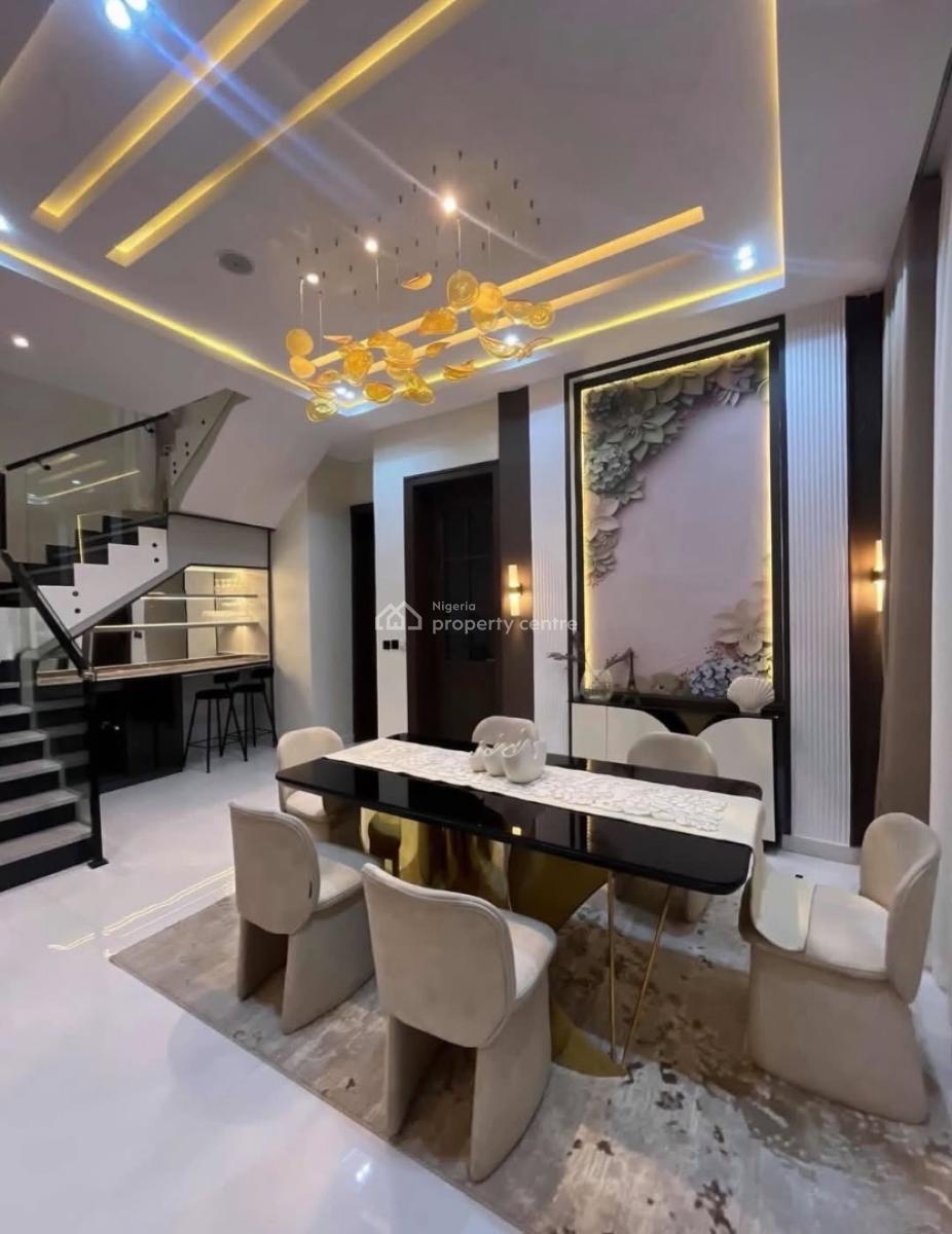 Fully Furnished 5 Bedroom Detached Duplex with Pool, Bq, Gym & Cinema, Megamound Estate, Ikota, Lekki, Lagos, Detached Duplex for Rent