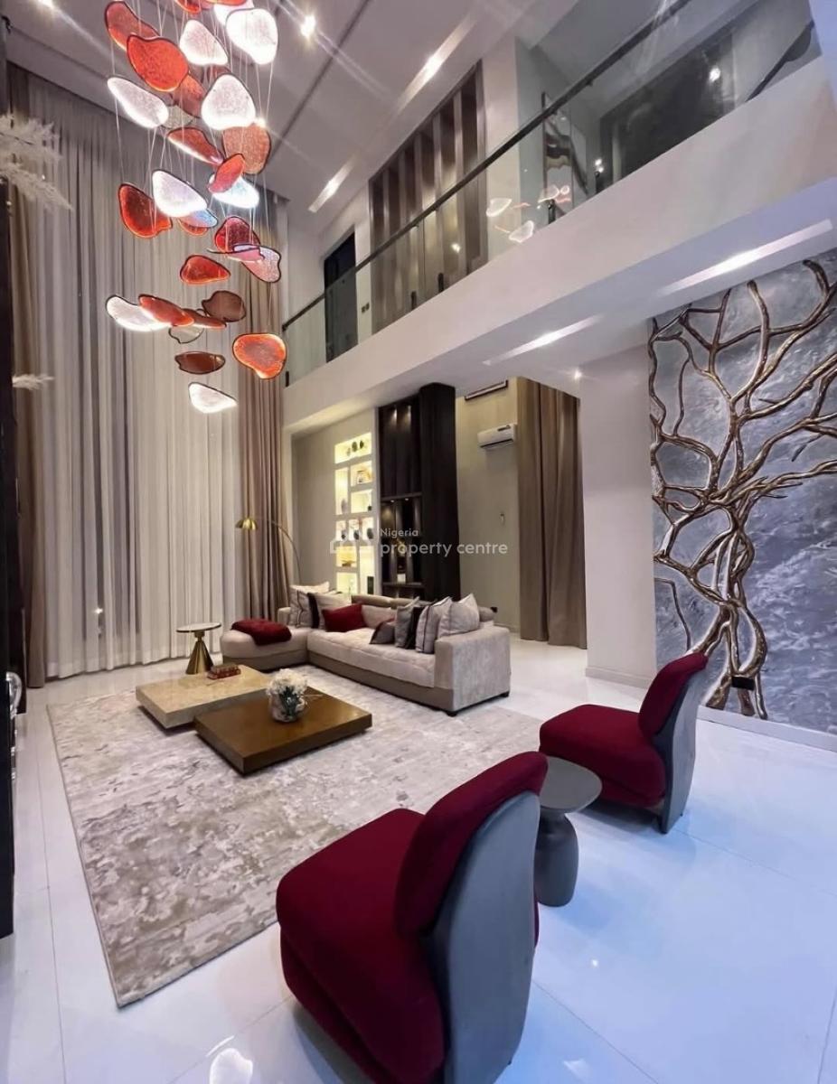 Fully Furnished 5 Bedroom Detached Duplex with Pool, Bq, Gym & Cinema, Megamound Estate, Ikota, Lekki, Lagos, Detached Duplex for Rent