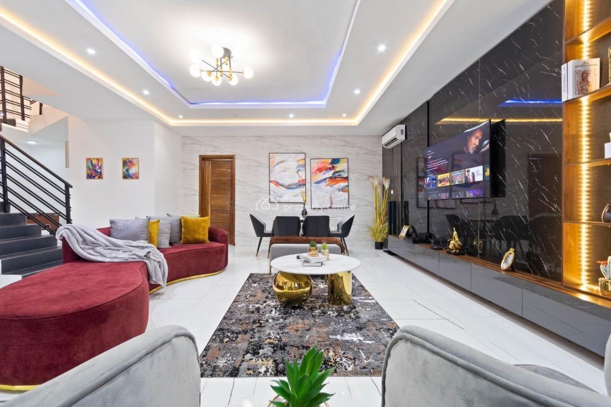 Tastefully Designed and Furnished  4 Bedroom Ensuite Terrace, Oniru, Lekki, Lagos, Flat / Apartment Short Let