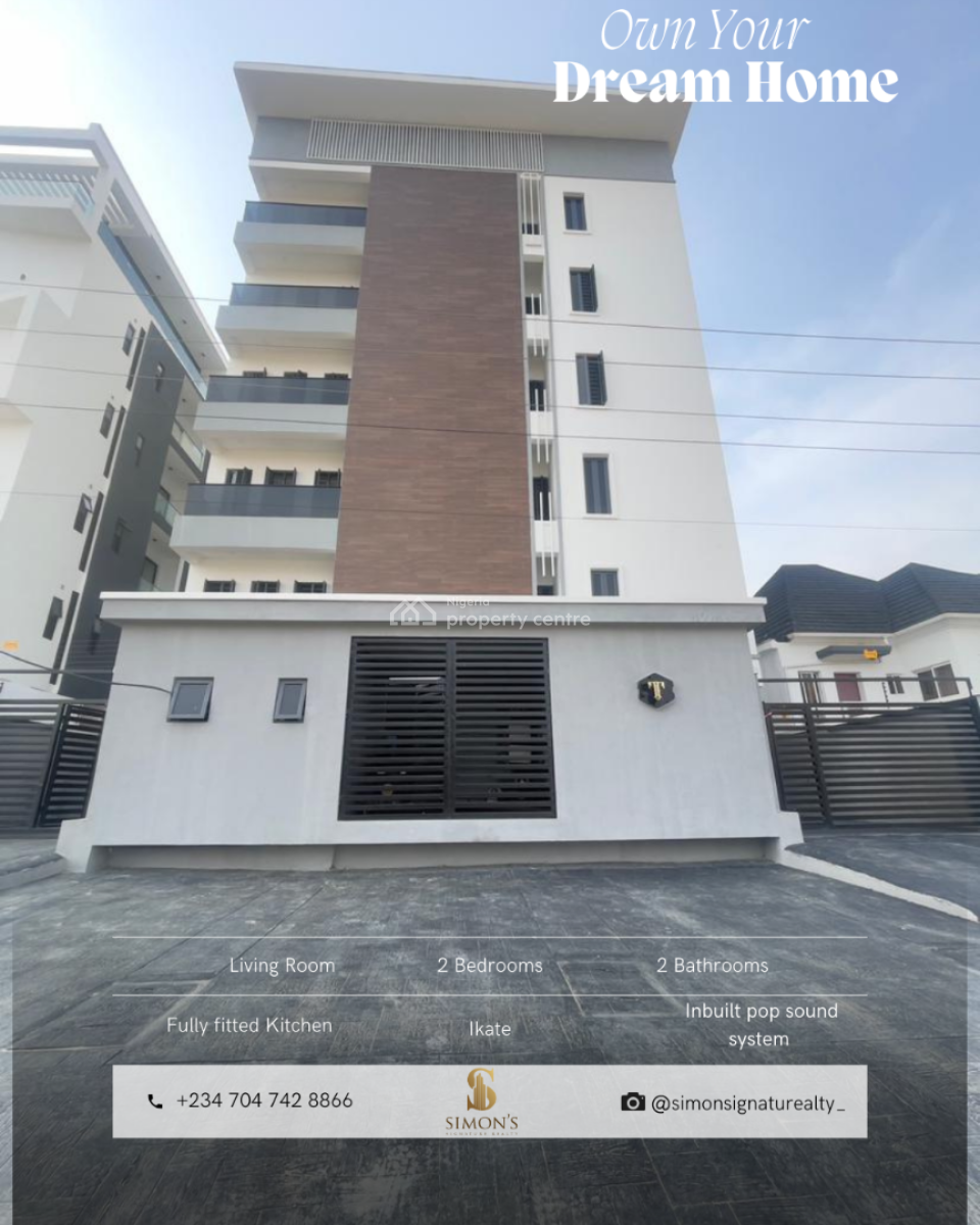 Amazing 2 Bedroom, Ikate, Lekki, Lagos, Flat / Apartment for Sale