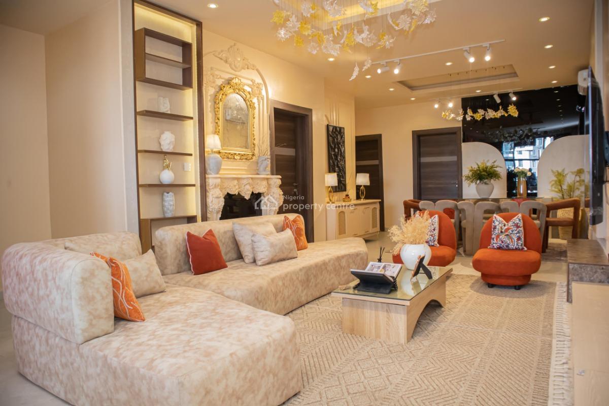 Luxury 3 Bedroom Fully Furnished and Serviced Apartment, Off Second Avenue, Ikoyi, Lagos, Flat / Apartment Short Let