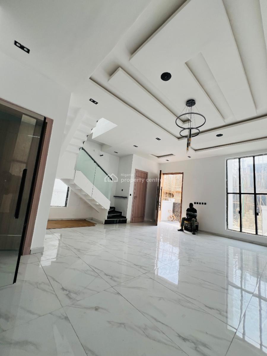 Contemporary 5 Bedroom Detached Duplex with a Swimming Pool and a Bq, Chevron Toll Gate., Igbo Efon, Lekki, Lagos, Detached Duplex for Sale
