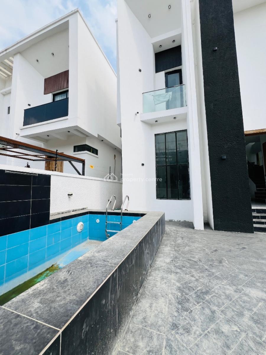Contemporary 5 Bedroom Detached Duplex with a Swimming Pool and a Bq, Chevron Toll Gate., Igbo Efon, Lekki, Lagos, Detached Duplex for Sale