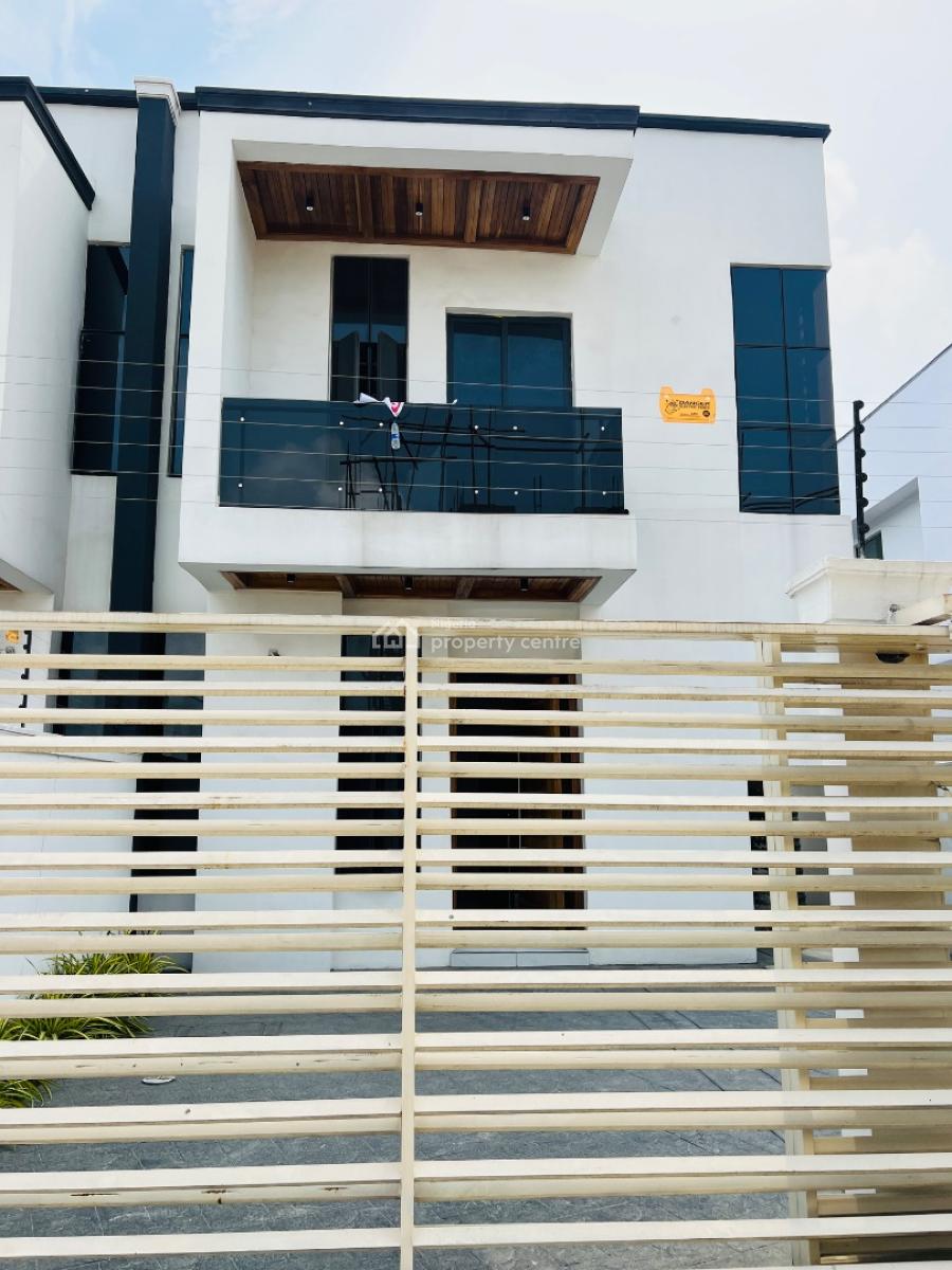 Well Finished 4 Bedroom Semi Detached Duplex with a Bq, Chevron Toll Gate, Igbo Efon, Lekki, Lagos, Semi-detached Duplex for Sale
