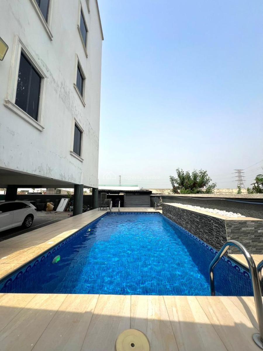 Waterfront View Fully Furnished 3 Bedroom Apartment with Bq  & Pool, Banana Island, Ikoyi, Lagos, Flat / Apartment for Rent
