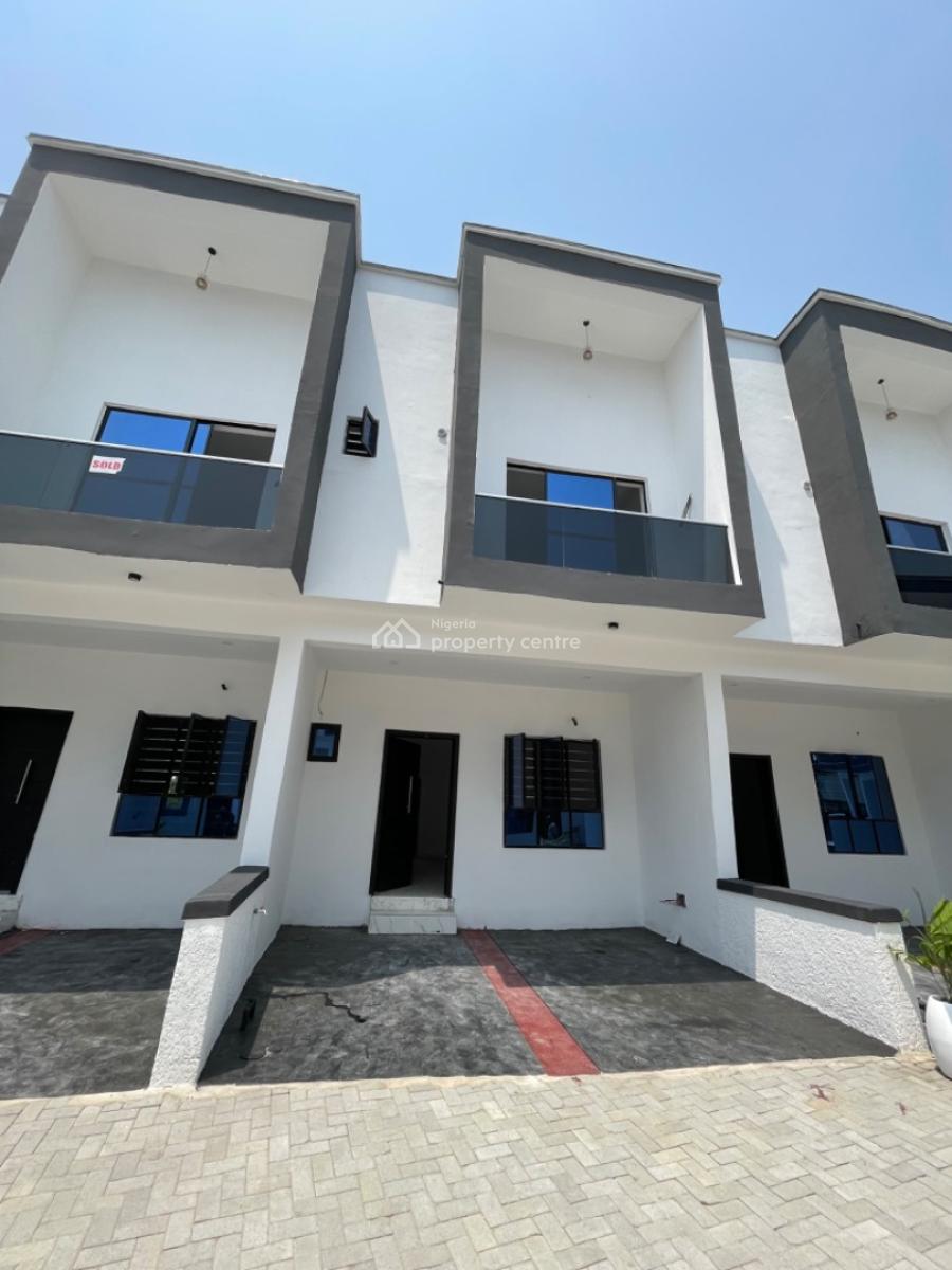 Luxury 3bed Terrace  Duplex and Bq, Abraham Adesanya Atlantic Layout, Lekki Expressway, Lekki, Lagos, Terraced Duplex for Sale
