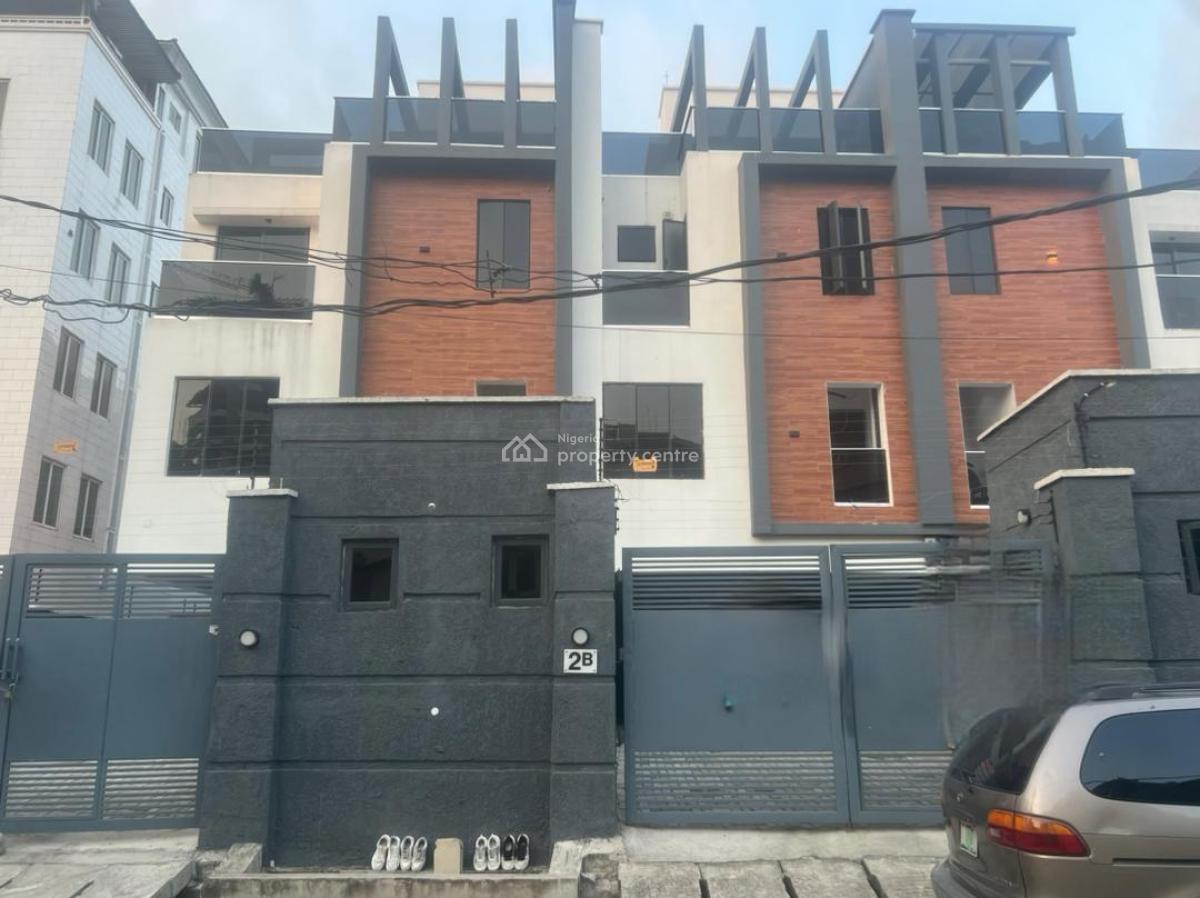 Brand New Self Compound 4 Bedroom Terrace Duplex with Bq, Victoria Island (vi), Lagos, Terraced Duplex for Rent