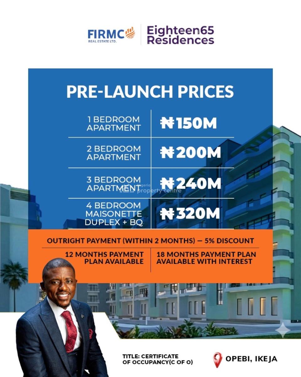 Exquisite 4 Bedroom Duplex Maisonette + Bq, (eighteen65 Residences), Opebi, Ikeja, Lagos, House for Sale