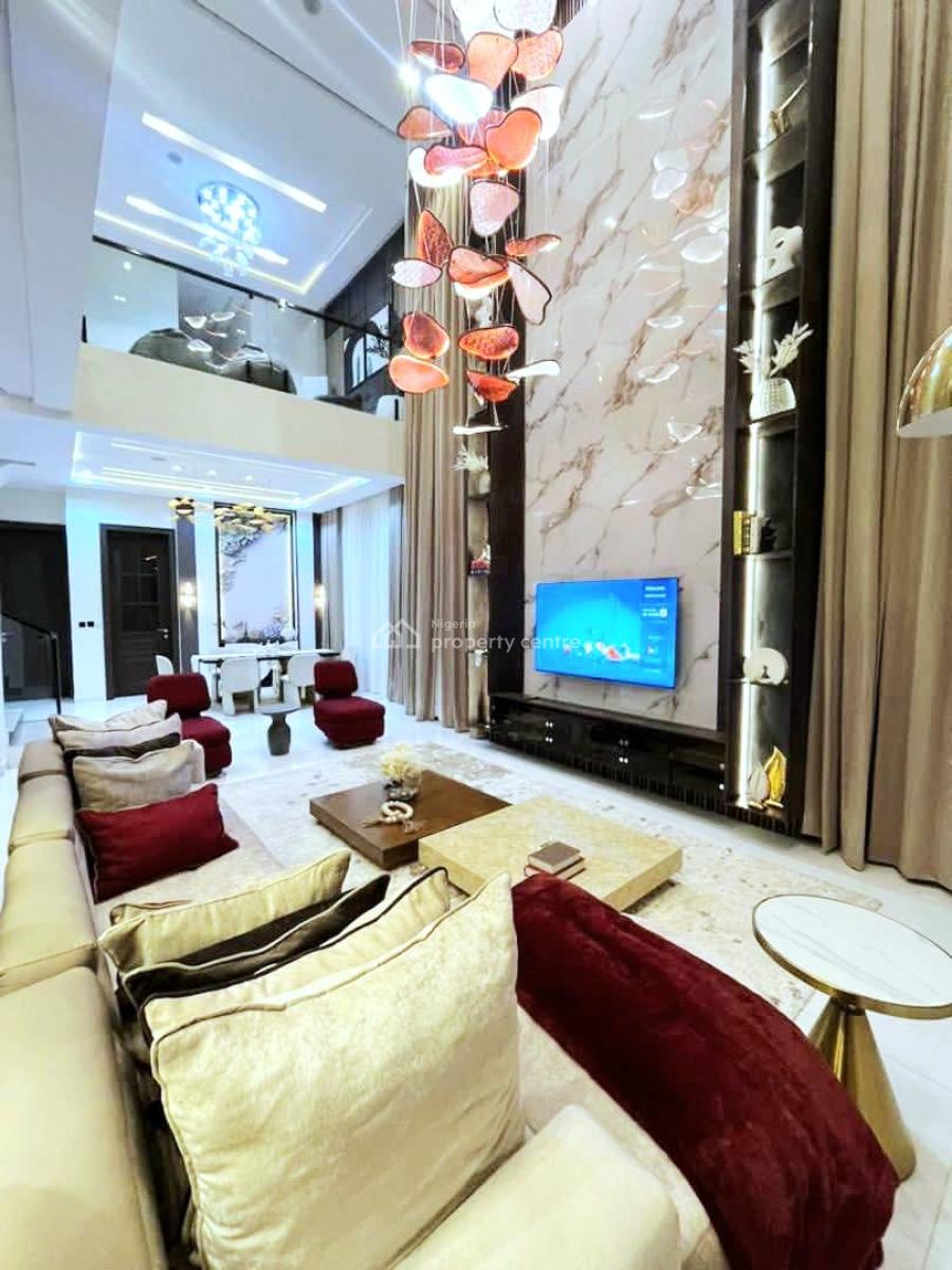 Luxury and Furnished 5-bedroom Fully Detached Duplex, Megamound, Ikota, Lekki, Lagos, Detached Duplex for Rent