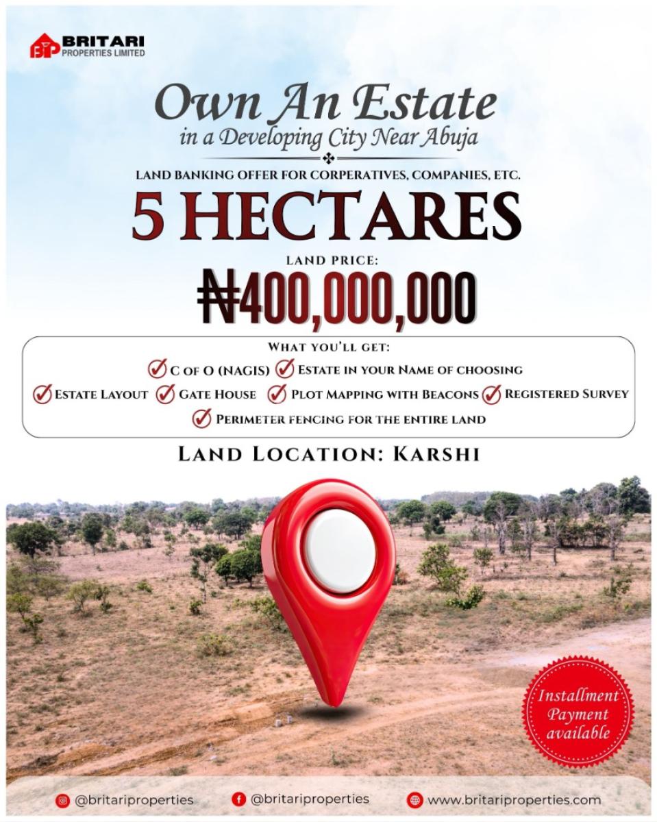 1. 5 Hectares of Land, for Both Residential and Commercial Use, Rafin Kwara, Karshi, Abuja, Mixed-use Land for Sale