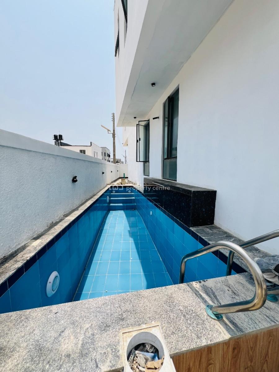 Contemporary 5 Bedroom Detached Duplex with a Swimming Pool + Bq, Chevron Toll Gate, Igbo Efon, Lekki, Lagos, Detached Duplex for Sale
