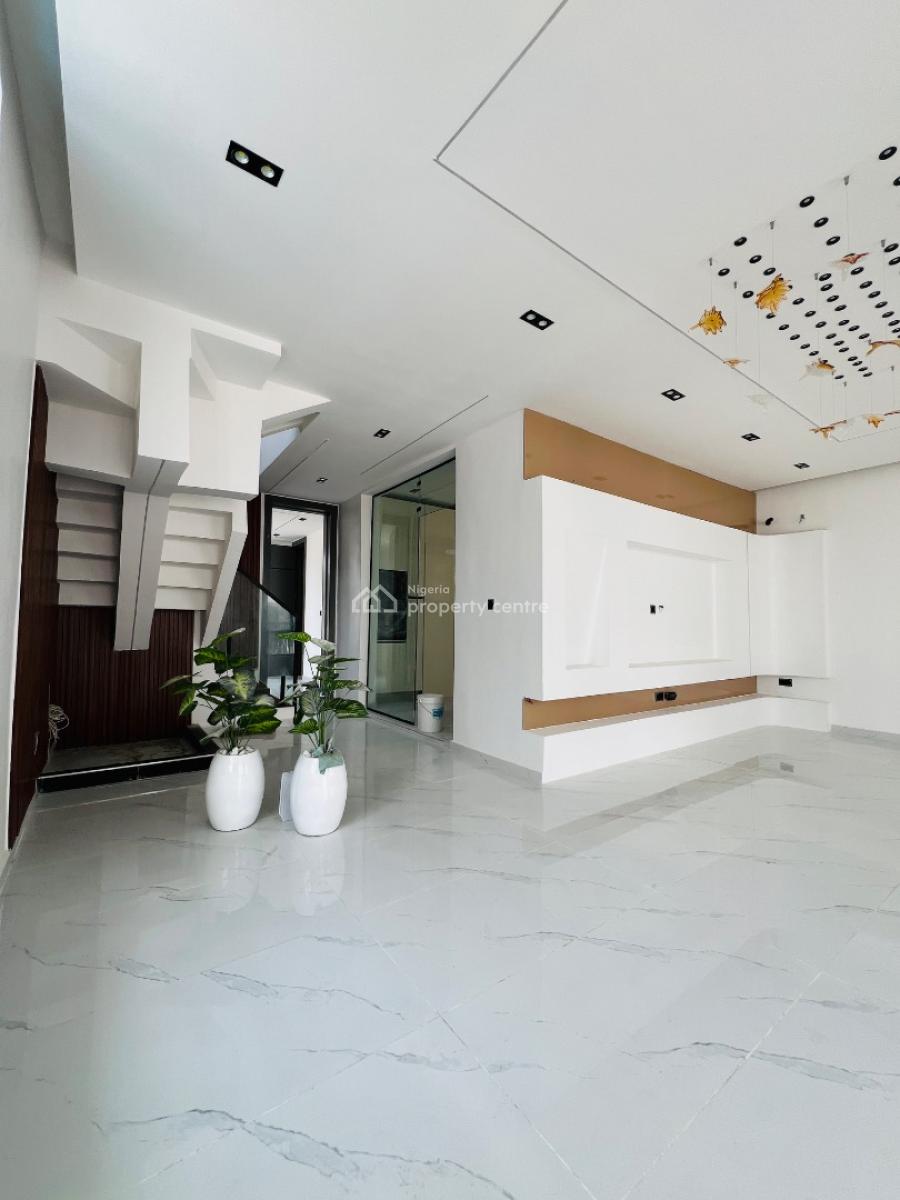 Contemporary 5 Bedroom Detached Duplex with a Swimming Pool + Bq, Chevron Toll Gate, Igbo Efon, Lekki, Lagos, Detached Duplex for Sale