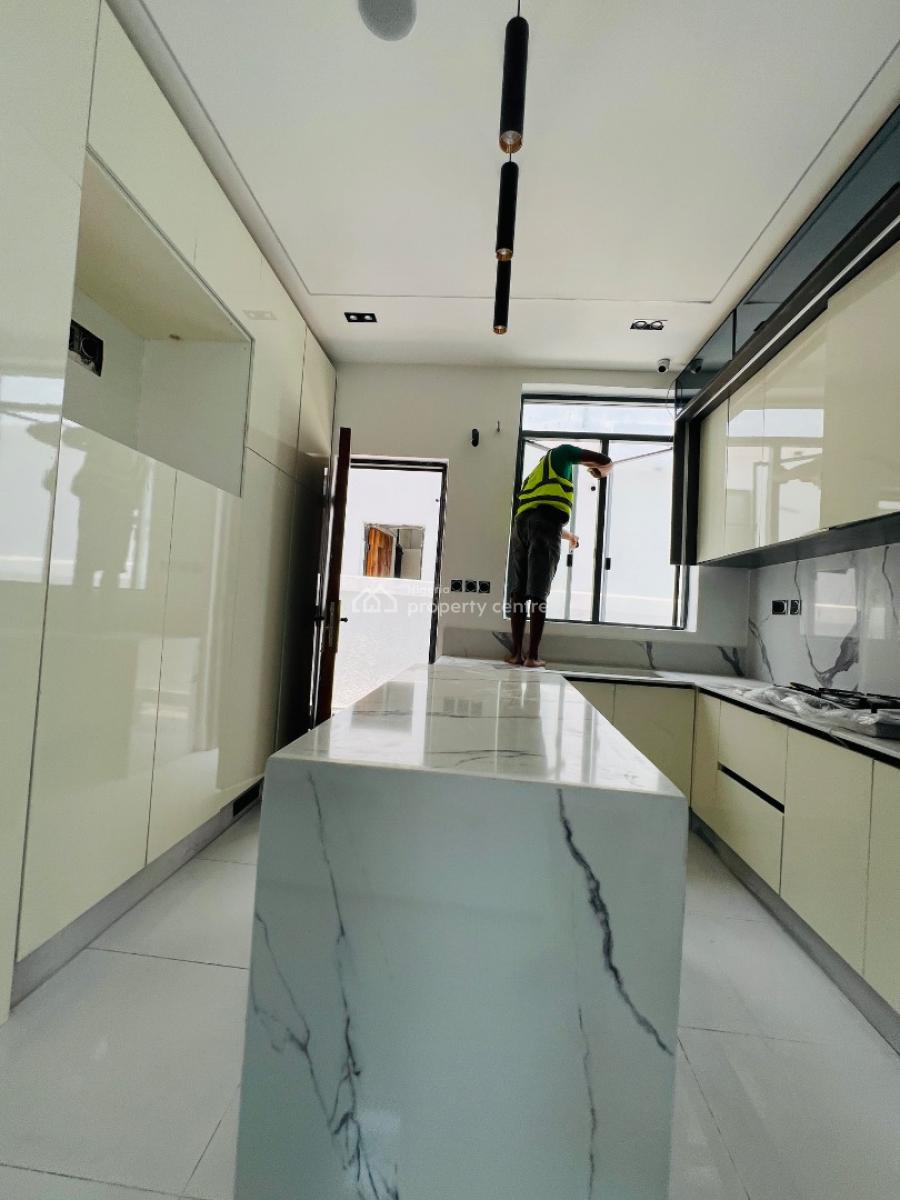 Contemporary 5 Bedroom Detached Duplex with a Swimming Pool + Bq, Chevron Toll Gate, Igbo Efon, Lekki, Lagos, Detached Duplex for Sale
