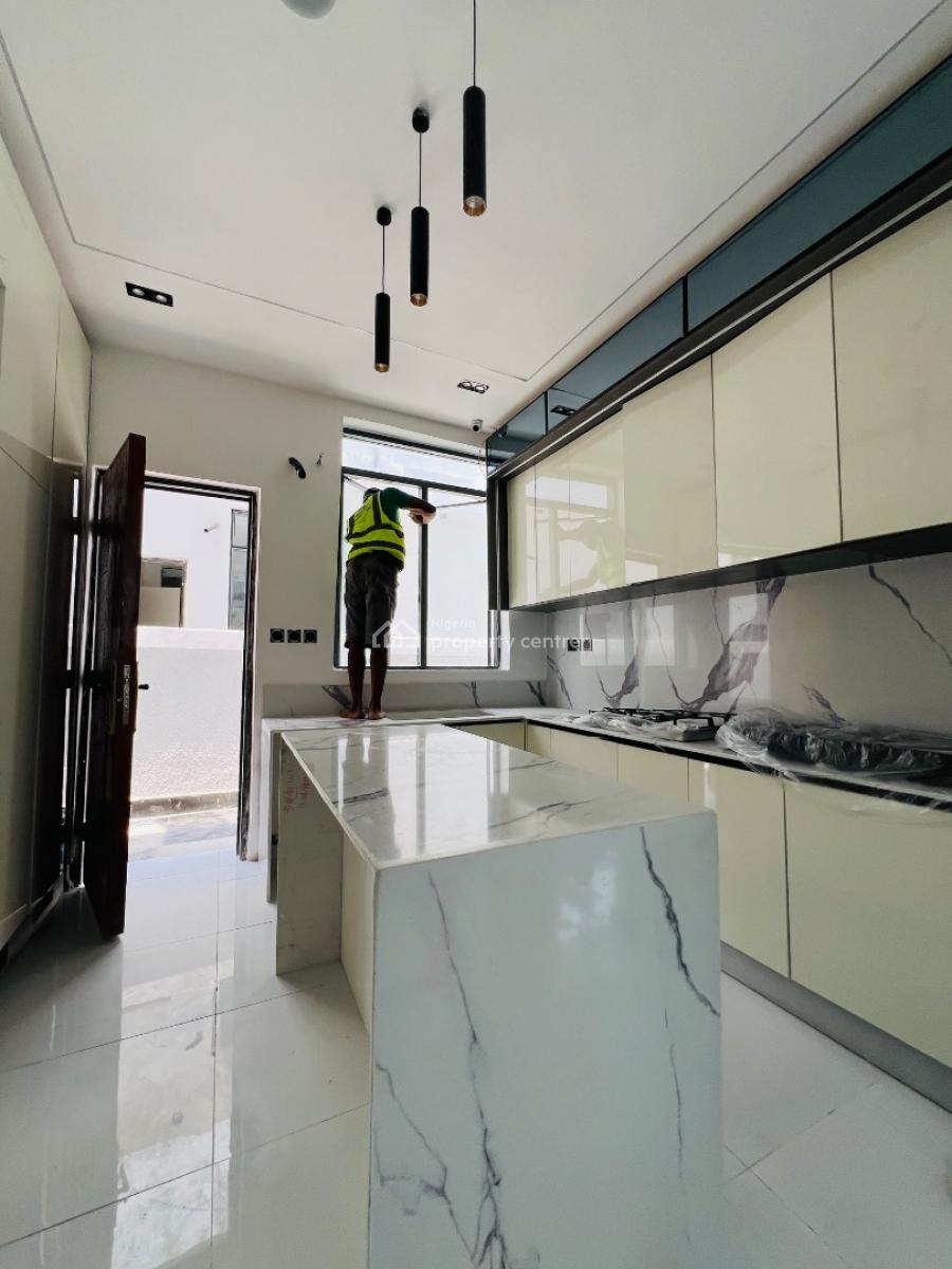Contemporary 5 Bedroom Detached Duplex with a Swimming Pool + Bq, Chevron Toll Gate, Igbo Efon, Lekki, Lagos, Detached Duplex for Sale