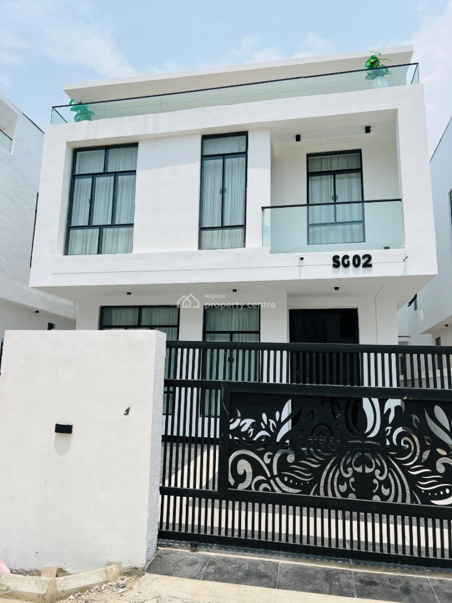 Tastefully Finished 5 Bedroom Detached Duplex with a Swimming Pool, Chevron Toll Gate, Igbo Efon, Lekki, Lagos, Detached Duplex for Sale