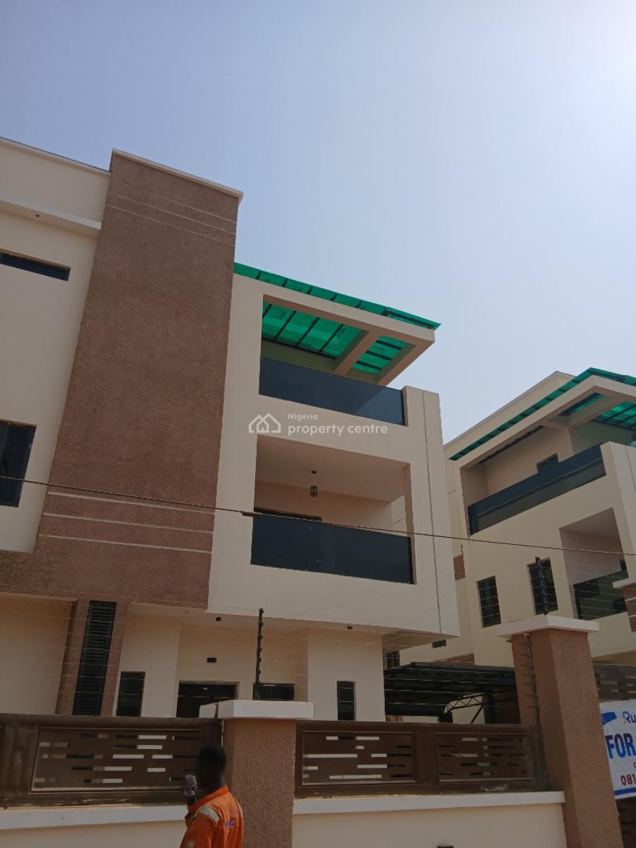 World Class 6 Bedrooms Semi Detached Duplex with 1 Room Bq, Via Judges Qtrs Through Maitama, Katampe, Abuja, Semi-detached Duplex for Rent