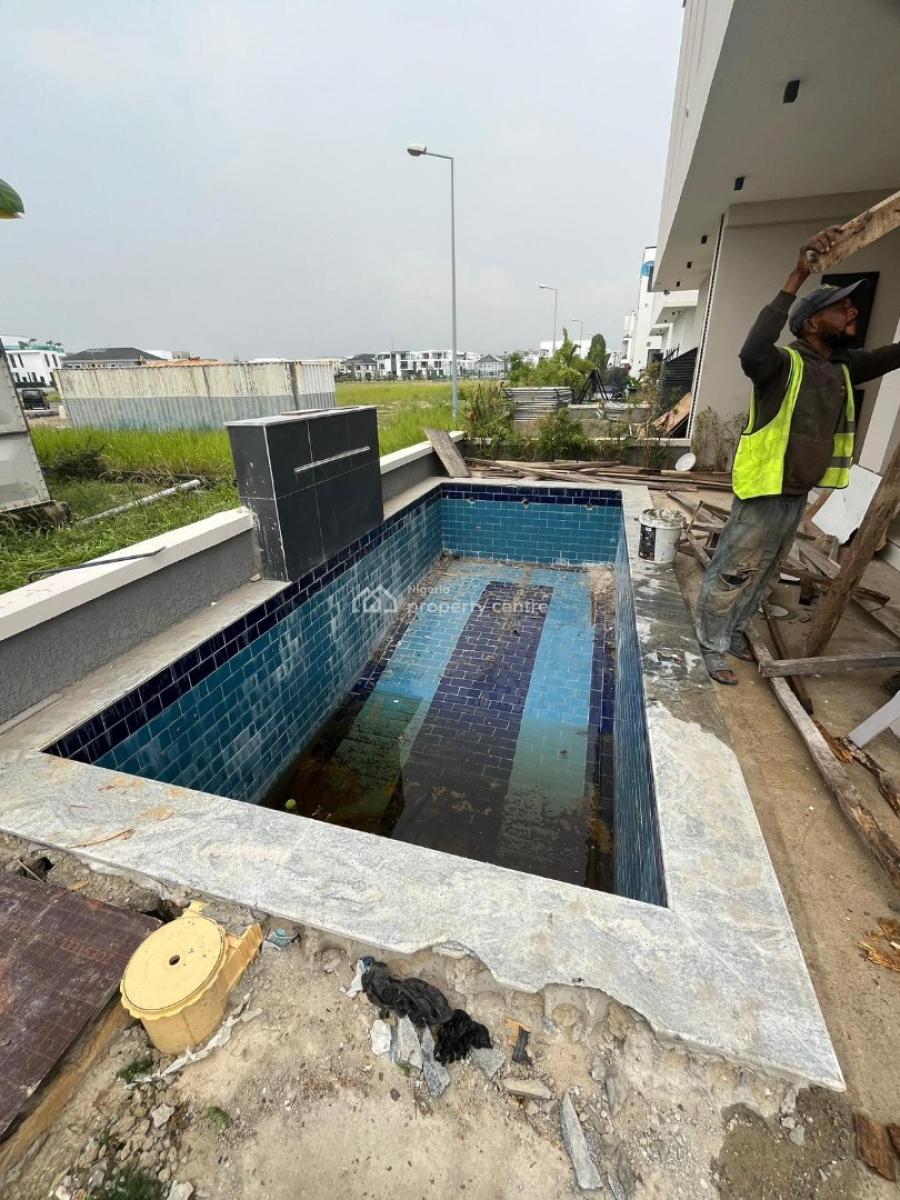 4-bedroom, Exquisite, Semi-attached Duplex Plus Bq and a Private Swimm, Cowrie Creek, Ikate, Lekki, Lagos, Detached Duplex for Sale