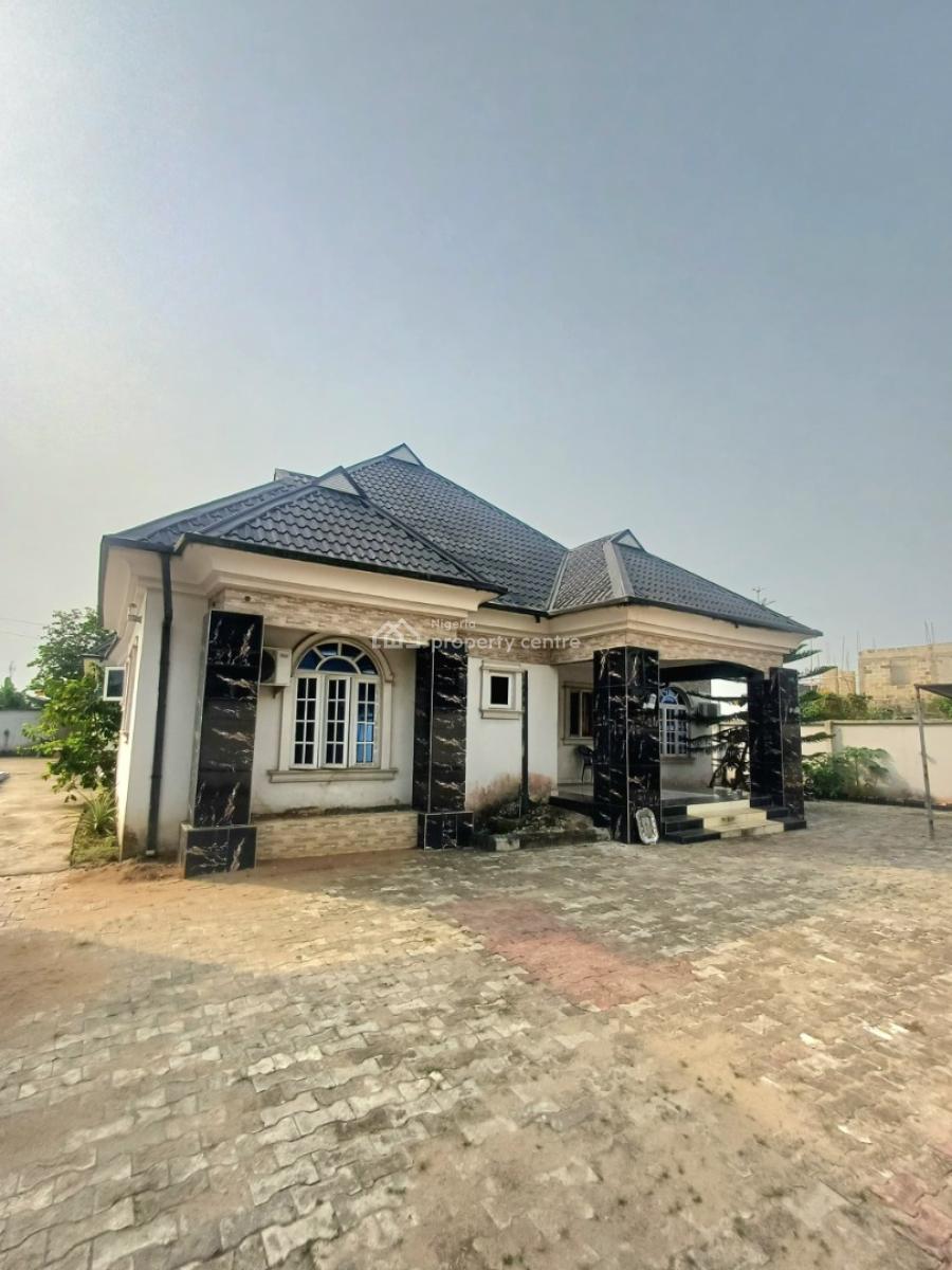 4 Bedroom Detached Bungalow on 2 Plots, Off Rukpoku Road, Port Harcourt, Rivers, Detached Bungalow for Sale