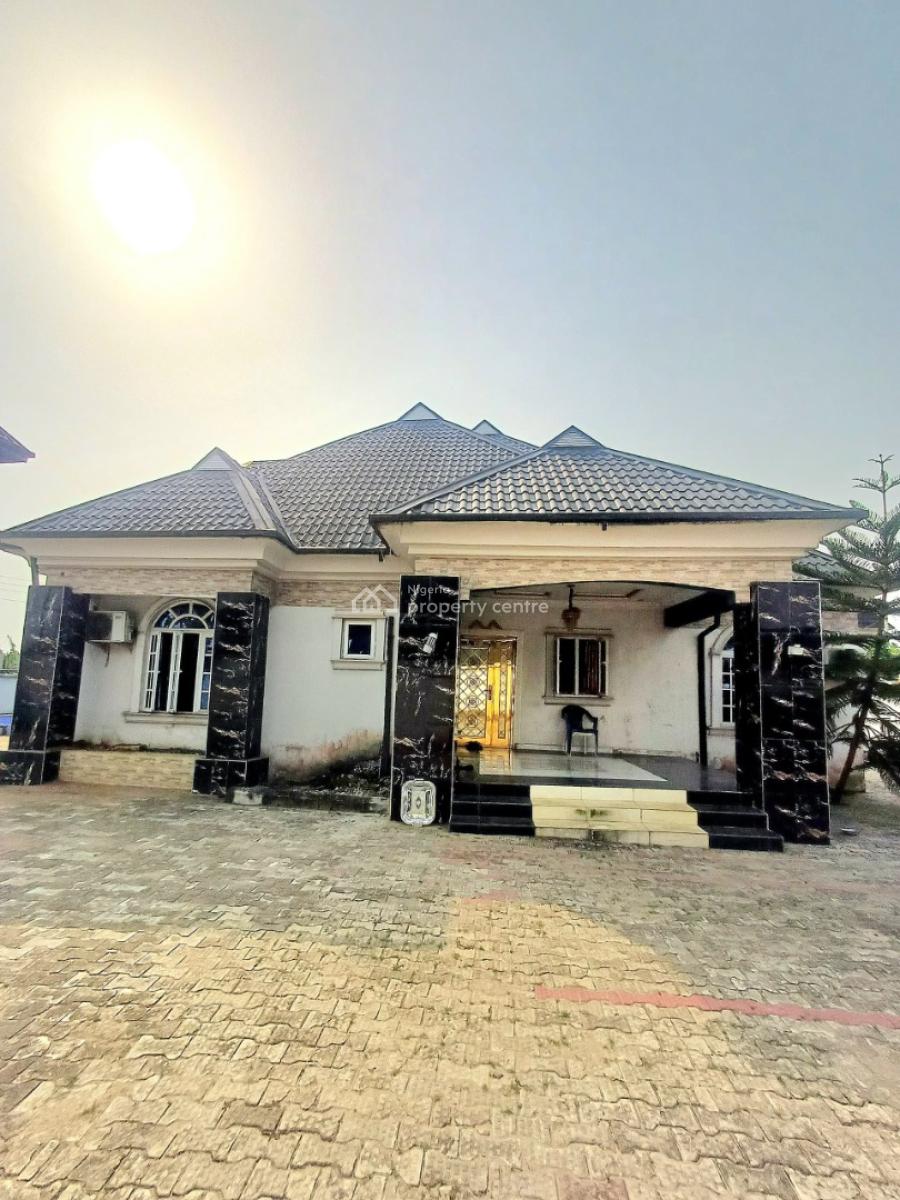 4 Bedroom Detached Bungalow on 2 Plots, Off Rukpoku Road, Port Harcourt, Rivers, Detached Bungalow for Sale