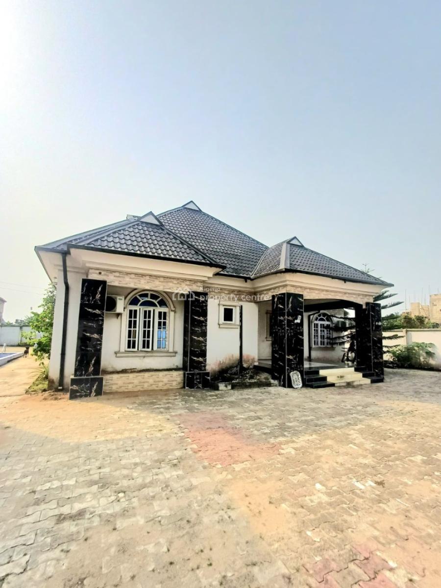 4 Bedroom Detached Bungalow on 2 Plots, Off Rukpoku Road, Port Harcourt, Rivers, Detached Bungalow for Sale