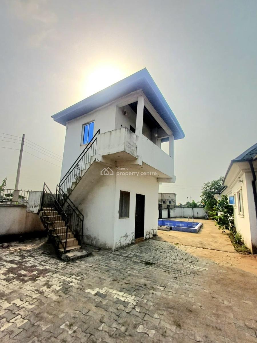 4 Bedroom Detached Bungalow on 2 Plots, Off Rukpoku Road, Port Harcourt, Rivers, Detached Bungalow for Sale