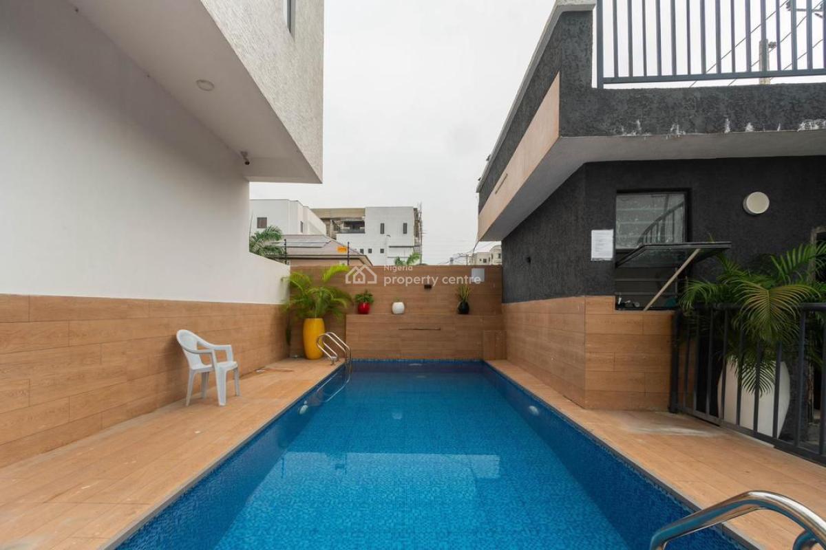 Elegantly Designed 3 Bedroom Terrace with Pool, Cinema & Gym, Lekki Phase 1, Lekki, Lagos, Flat / Apartment Short Let