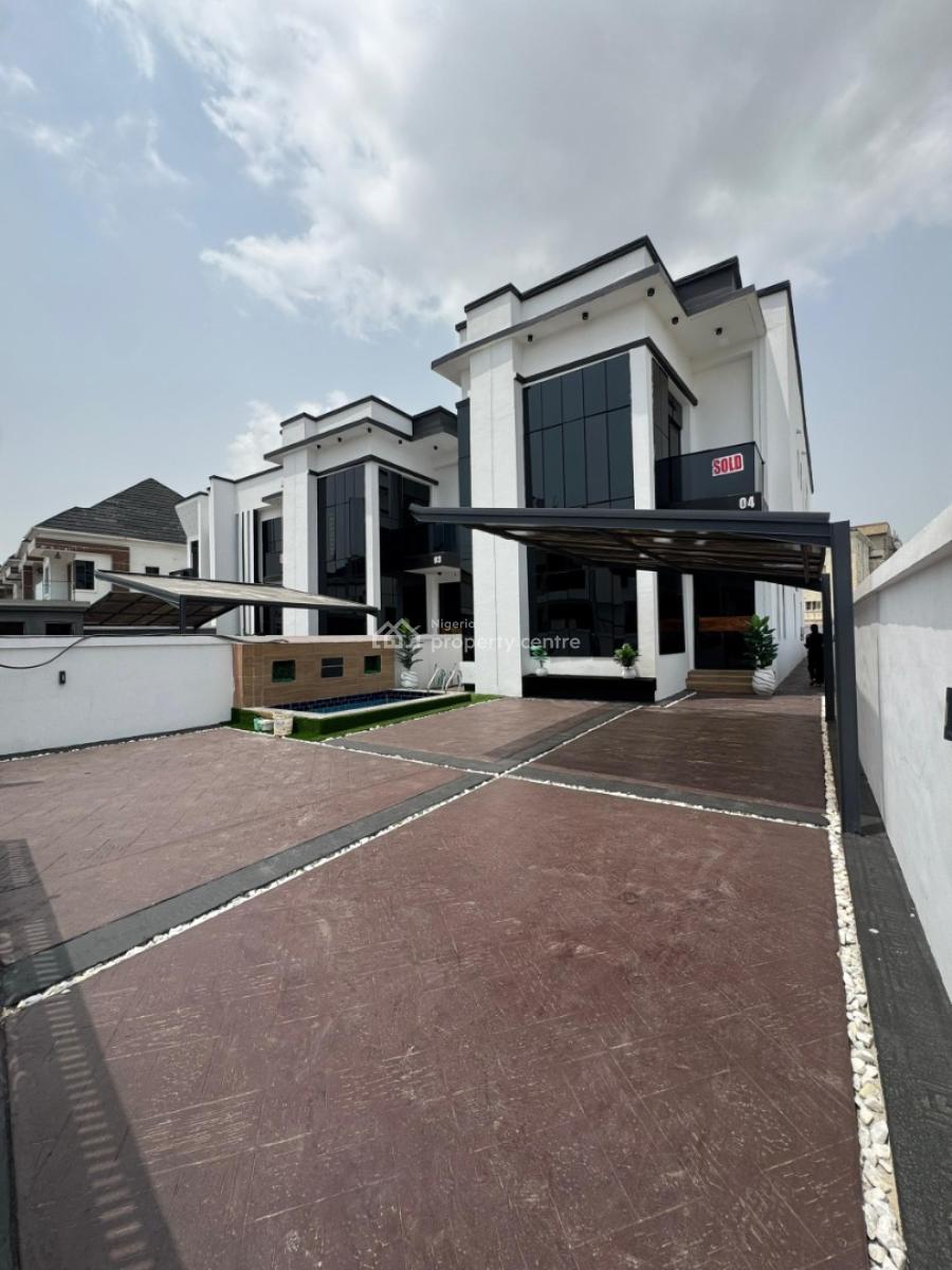Gorgeous 5 Bedroom Duplex with a Bq and a Pool, Orchid, Lekki, Lagos, Detached Duplex for Sale