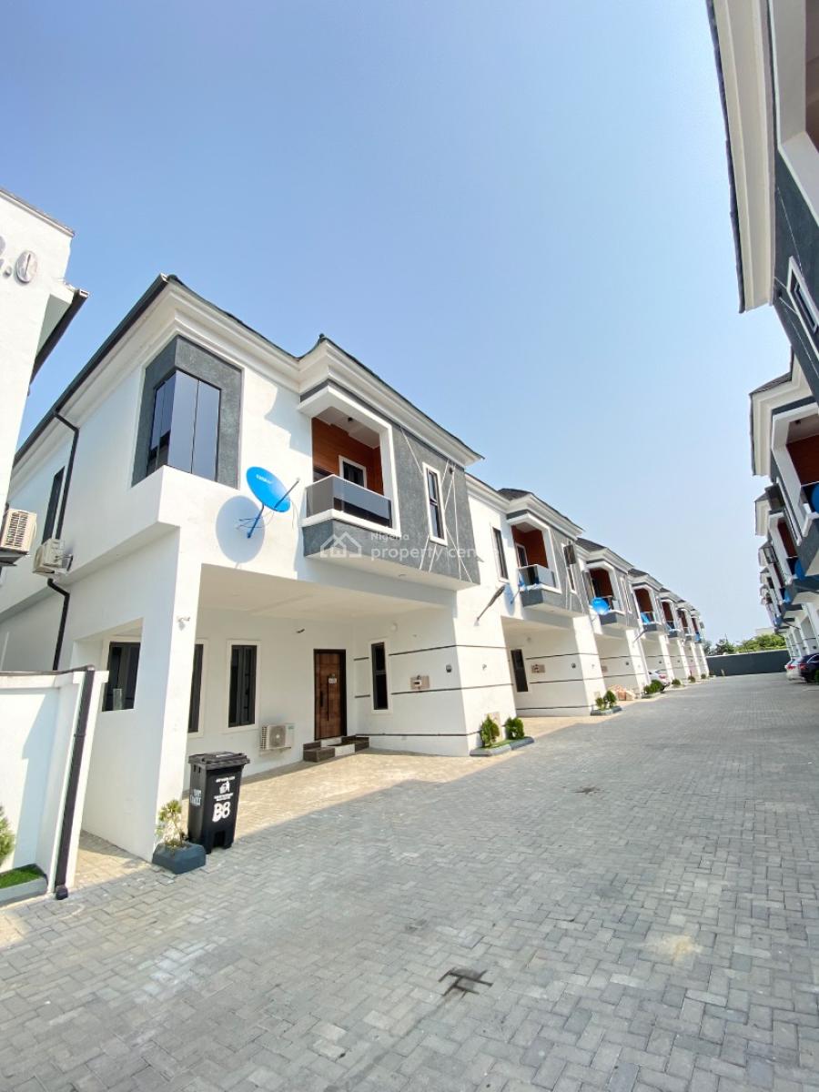 Luxury 4 Bedroom Duplex with Amazing Amenities, Mobil Road, Scheme 2, Ajah, Lagos, Terraced Duplex for Sale