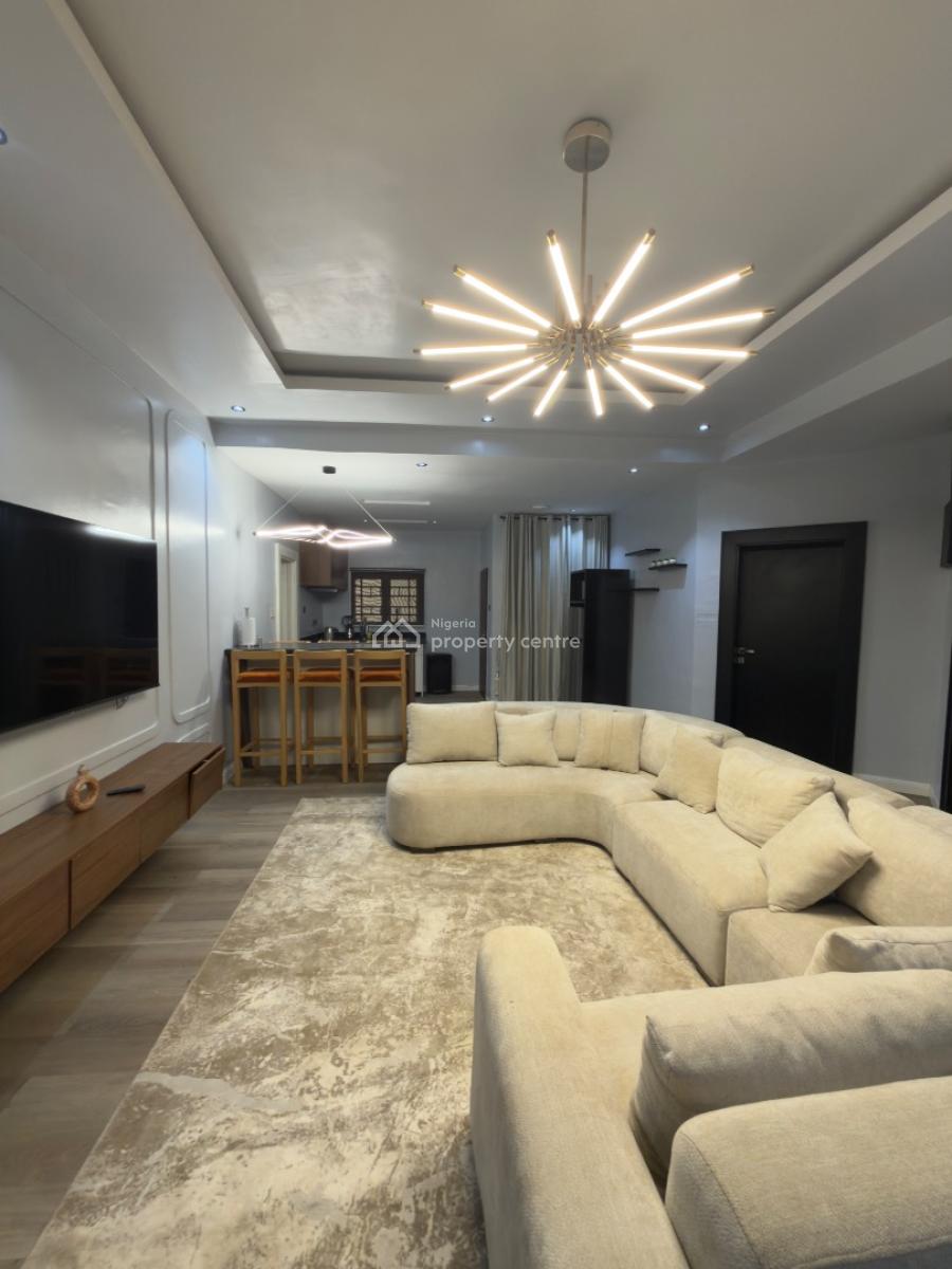 Fully Furnished 2 Bedrooms Apartment with 24/7 Light, Wuye, Abuja, Flat / Apartment for Rent