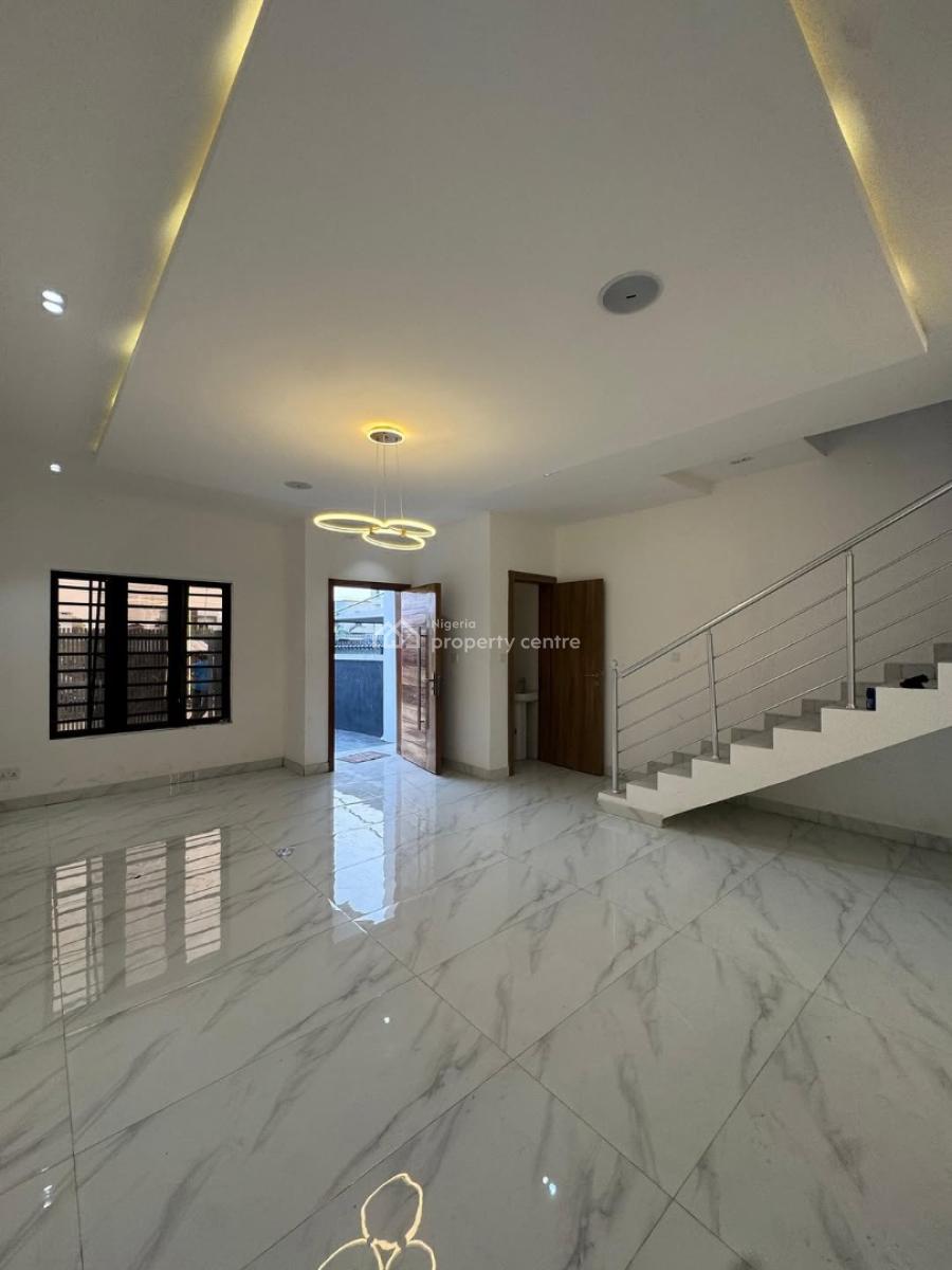 Self Serviced Four Bedroom Semi Detached Duplex with Bq, Mobil Road, Ajah, Lagos, Semi-detached Duplex for Sale