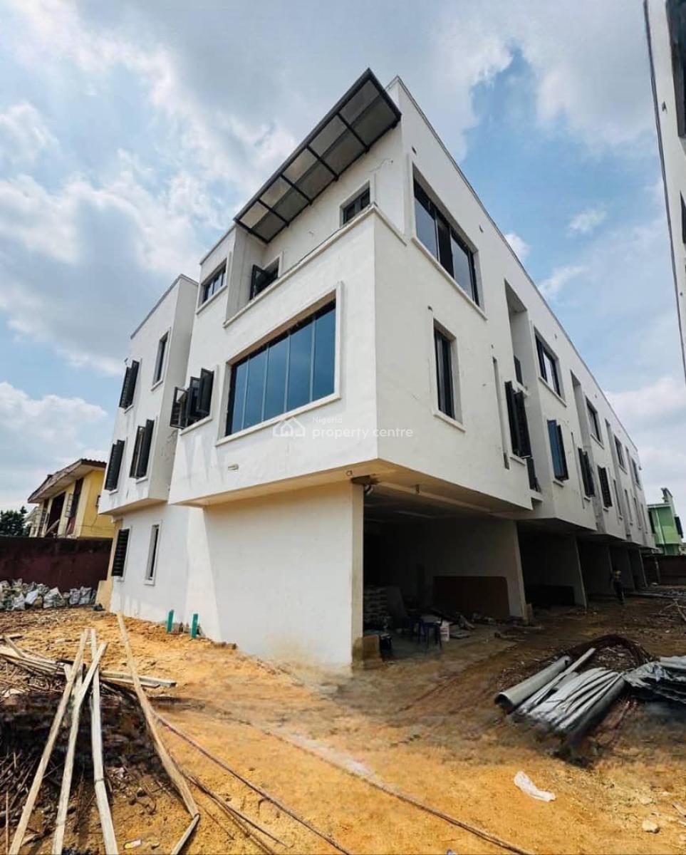 Exquisite 4 Bedroom Terrace Duplex with Bq in Serene Environment, Ogba, Ikeja, Lagos, Terraced Duplex for Sale