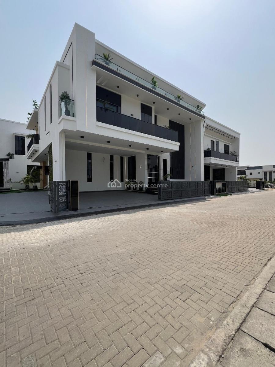 Spacious 5 Bedroom Detaced Duplex with Bq, Chevron Toll Gate, Lekki, Lagos, Detached Duplex for Sale