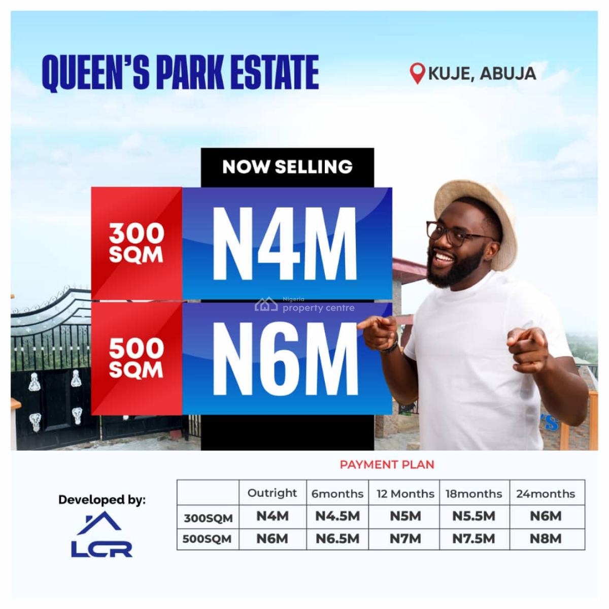 Land with R of O, Queens Park, Kuje, Abuja, Residential Land for Sale