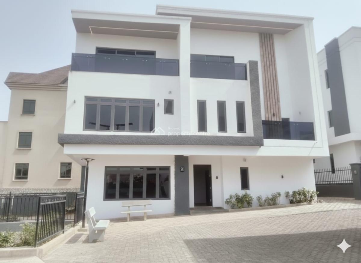 Luxury 5-bedroom Detached Duplex with Study & Bq -- Prime Guzape, Guzape District, Abuja, Detached Duplex for Rent