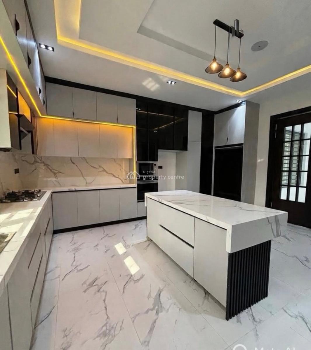 Contemporary 5 Bedroom Detached Duplex with Bq, Ikota, Ikota, Lekki, Lagos, Detached Duplex for Sale