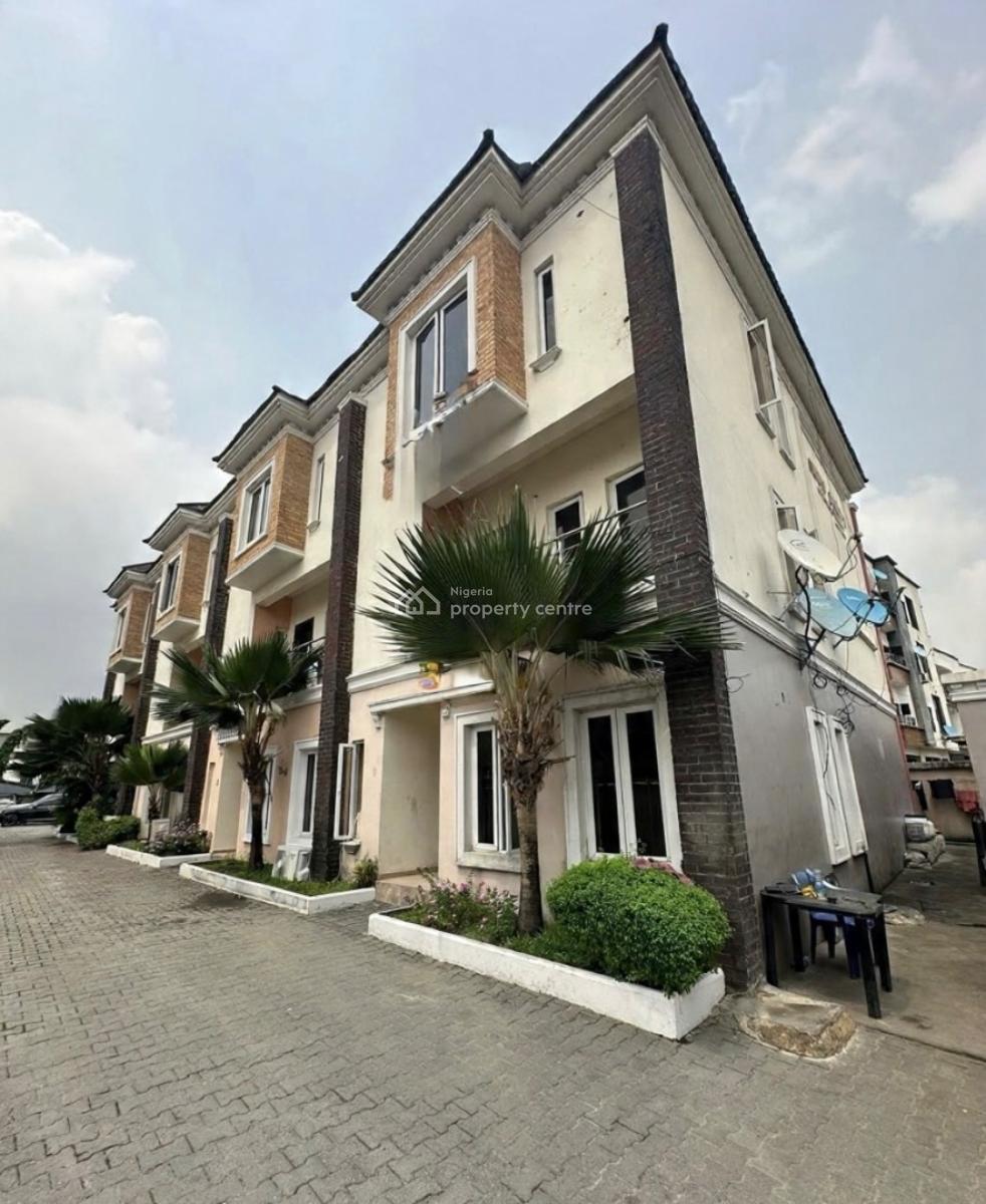 Lovely 4 Bedroom Terrace Duplex with Bq, Osapa London, Osapa, Lekki, Lagos, Terraced Duplex for Sale