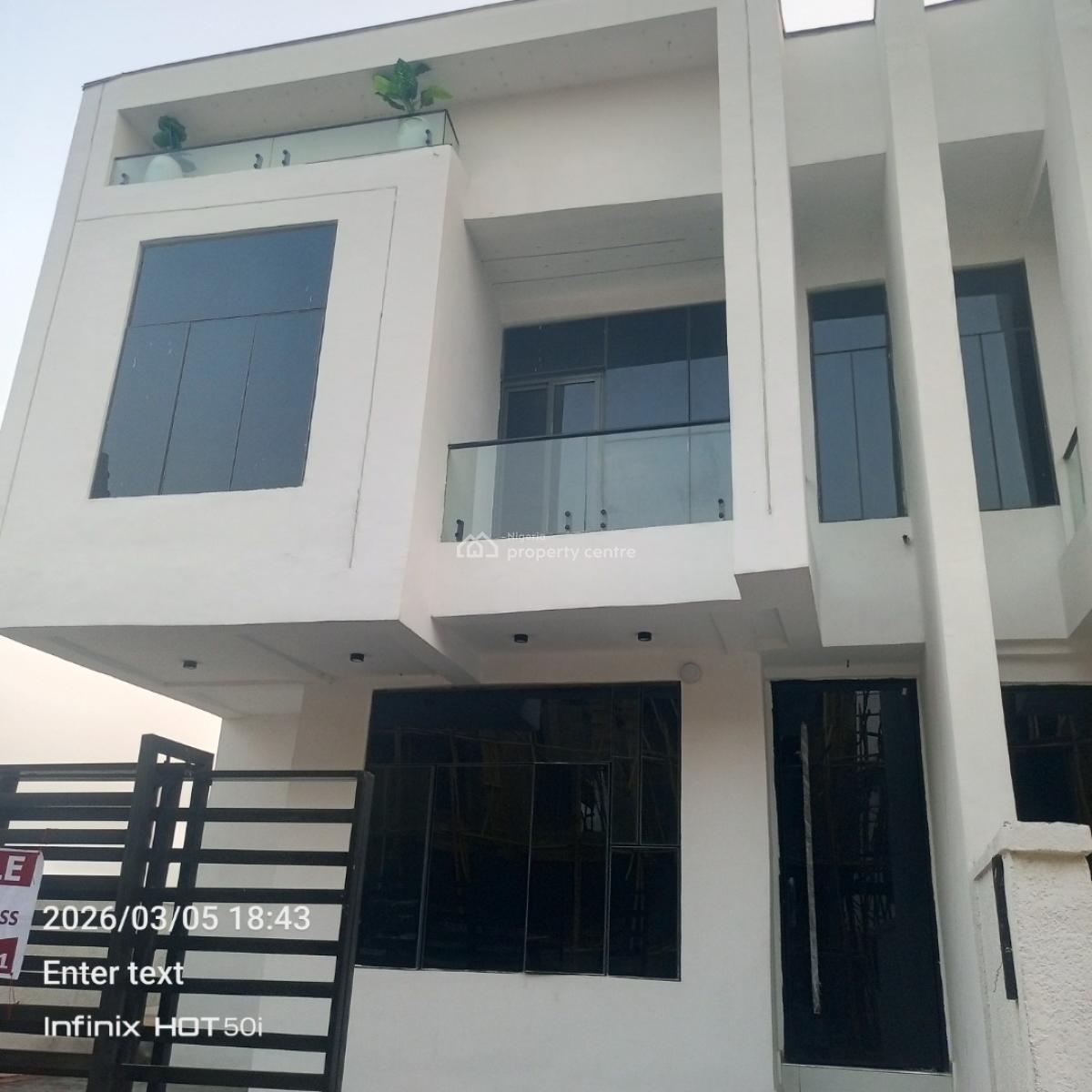 Three Bedroom Duplex, Lekki Palm City, Ado, Ajah, Lagos, Semi-detached Duplex for Sale