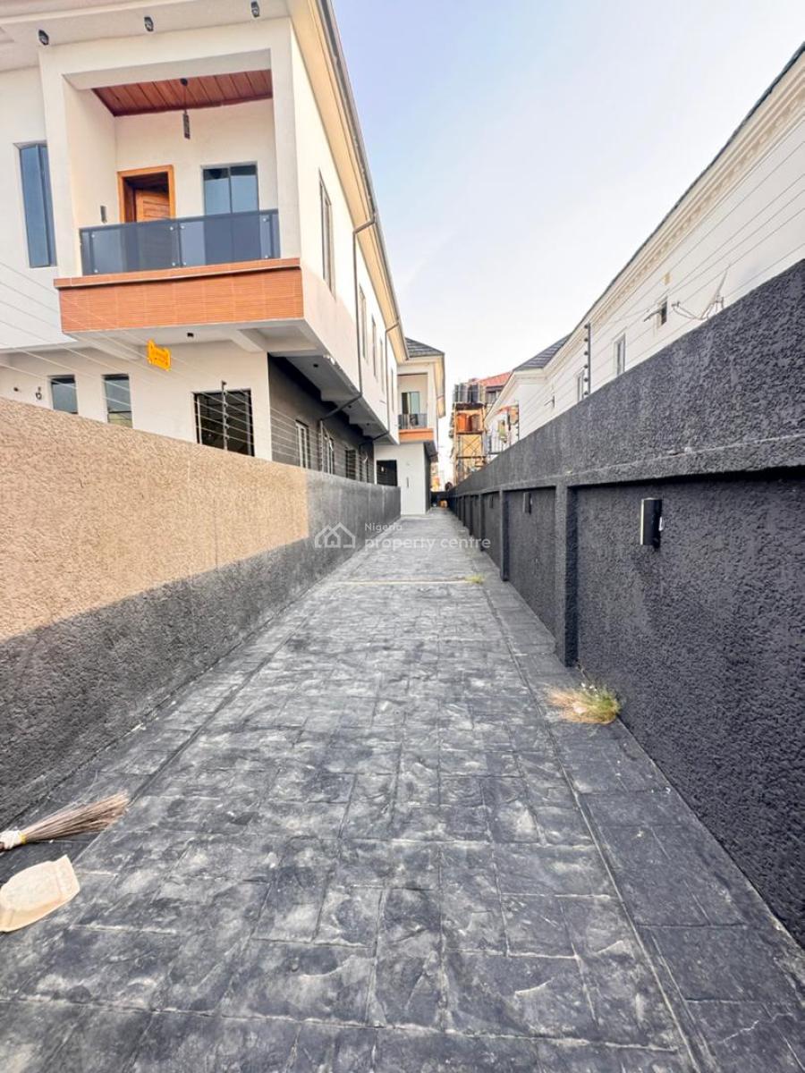 Brand New 4-bedroom Semi-detached Duplex with Bq Bera Estate Chevron L, Chevron, Lekki, Lagos, Semi-detached Duplex for Sale